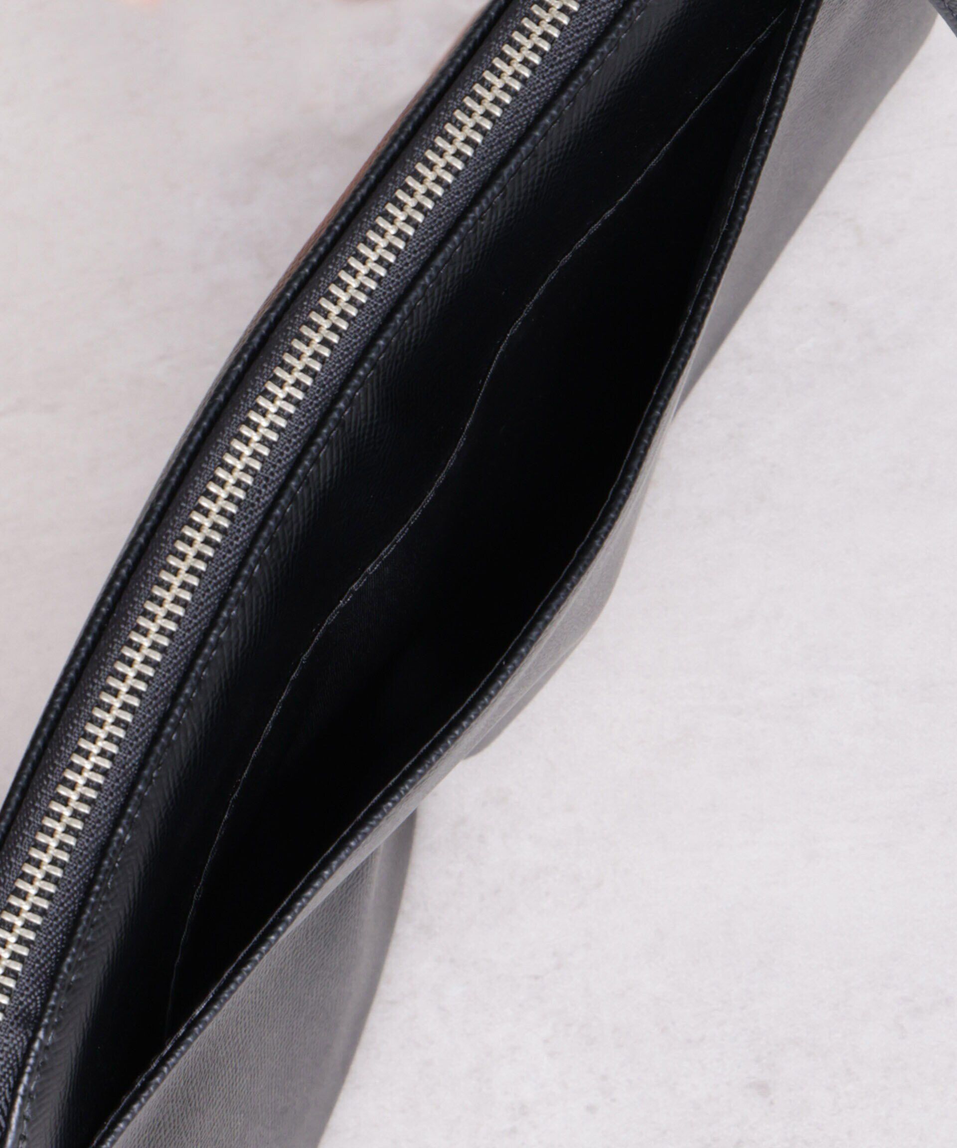 nano･universe「フェイクレザークラッチバッグ」|ショルダー・メッセンジャー|