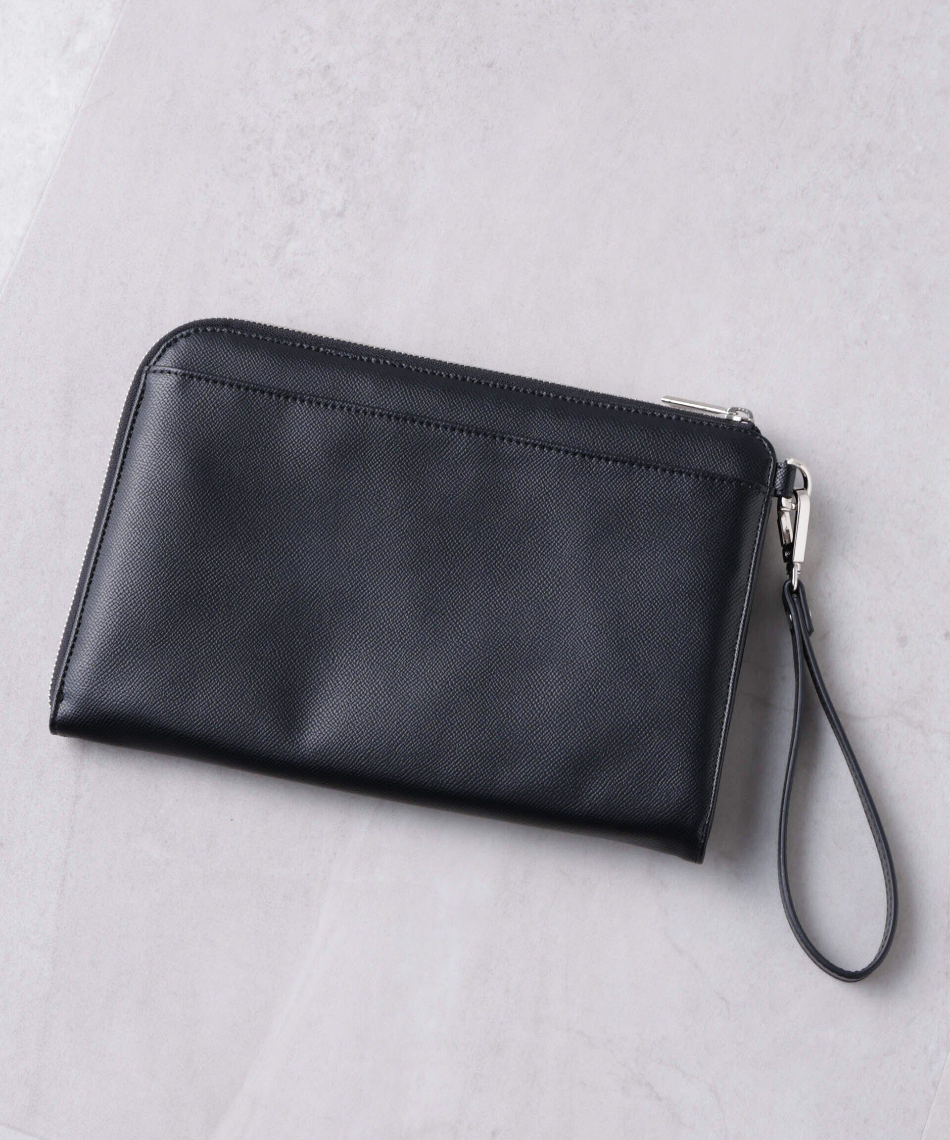 nano･universe「フェイクレザークラッチバッグ」|ショルダー・メッセンジャー|