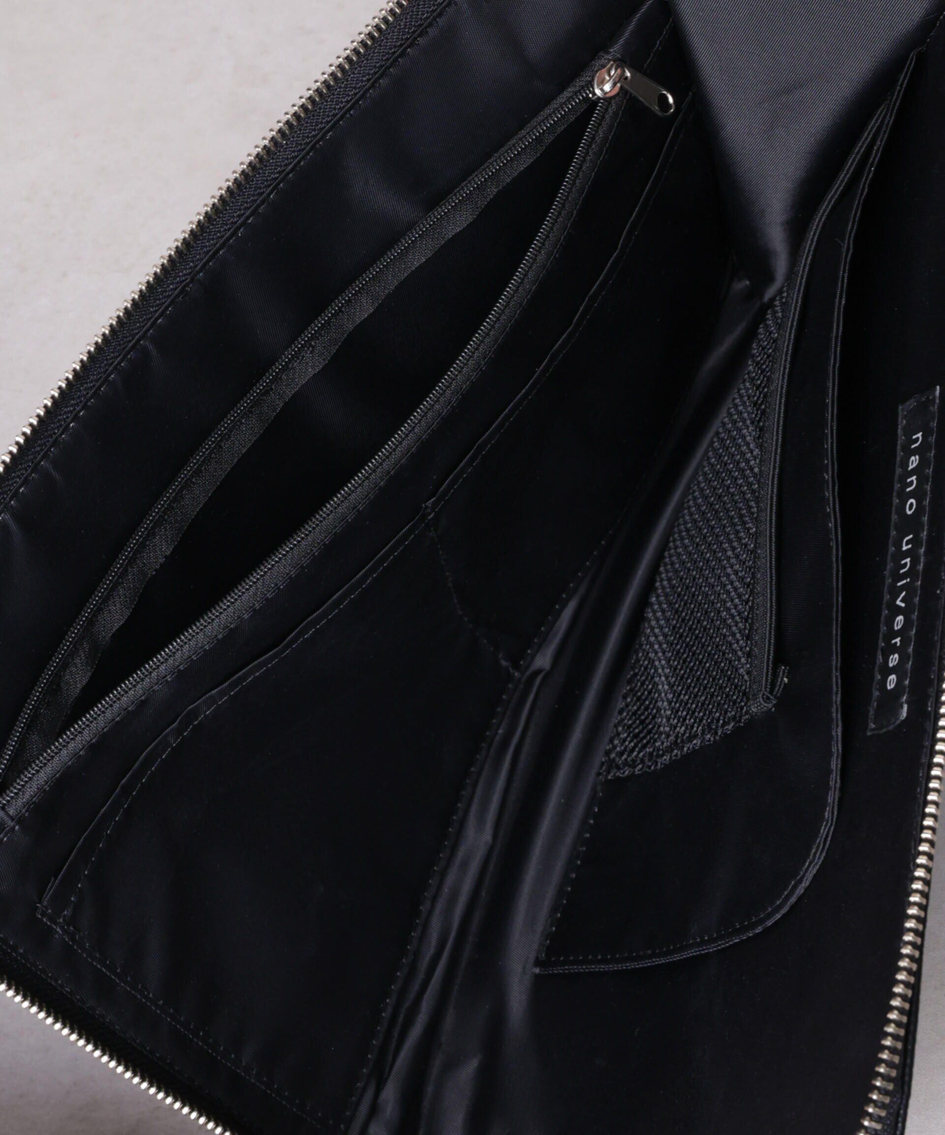 nano･universe「フェイクレザークラッチバッグ」|ショルダー・メッセンジャー|