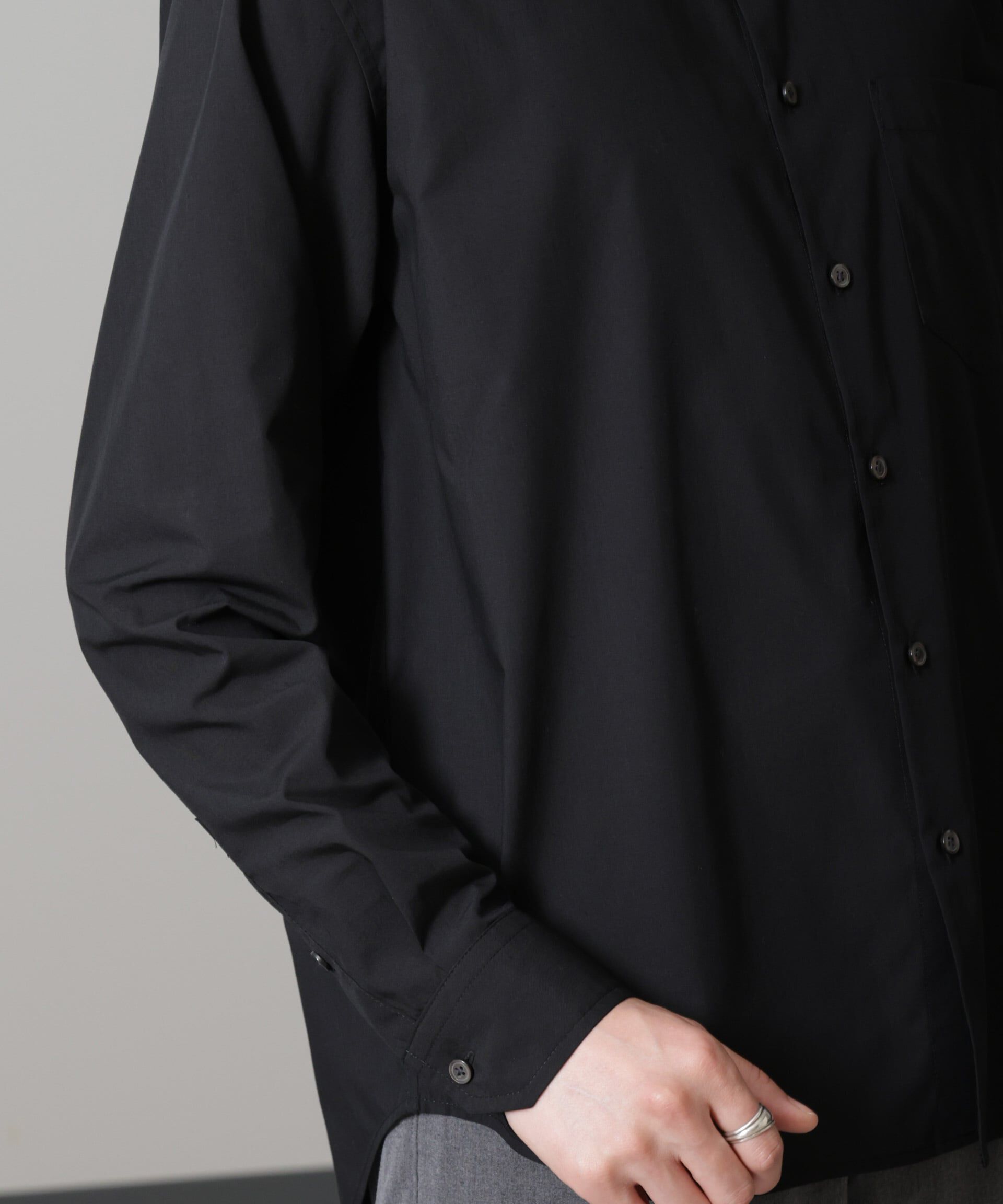 nano･universe「バンブーフォート バンドカラーシャツ」|シャツ・ブラウス|