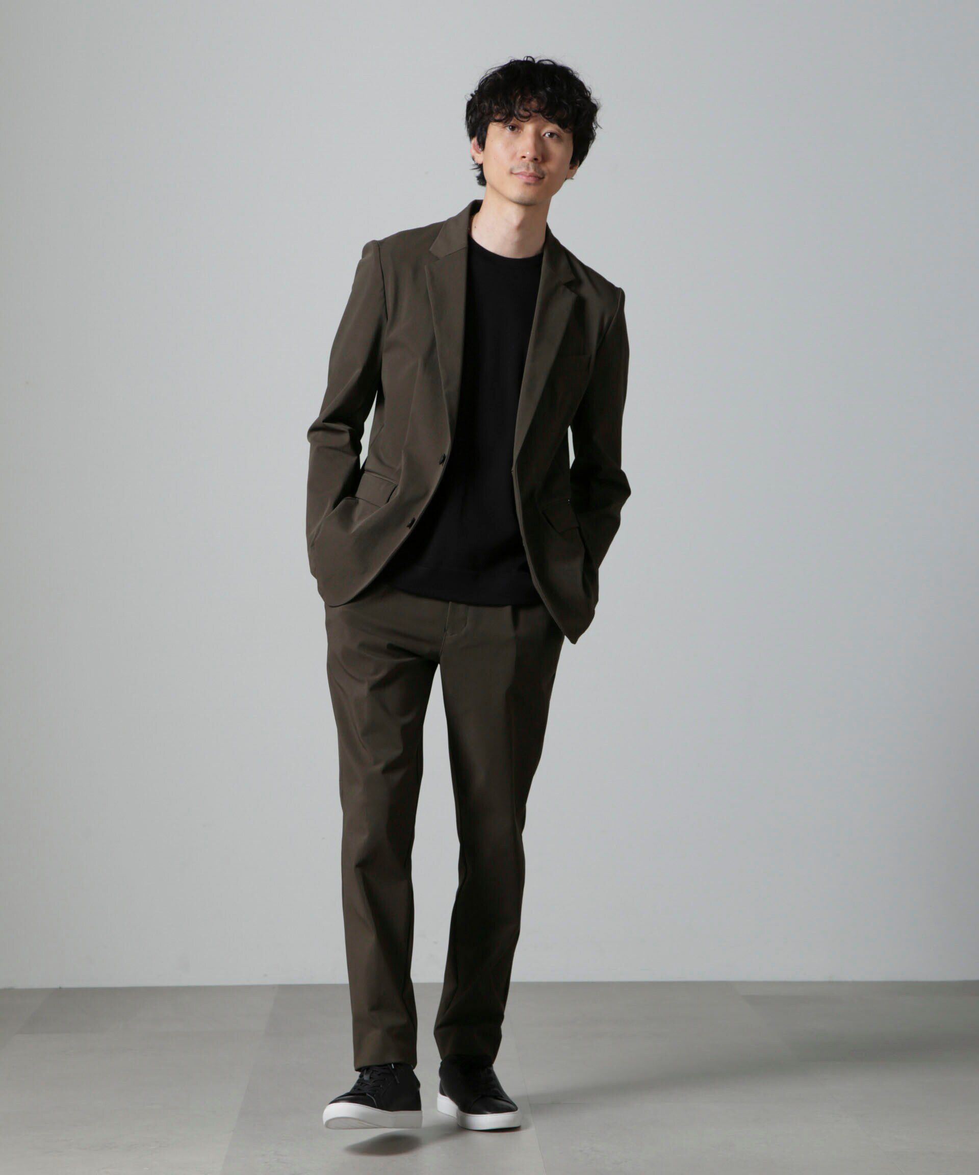 nano･universe「「Damerino」ナイロンストレッチトリコットセットアップ」|スーツ|