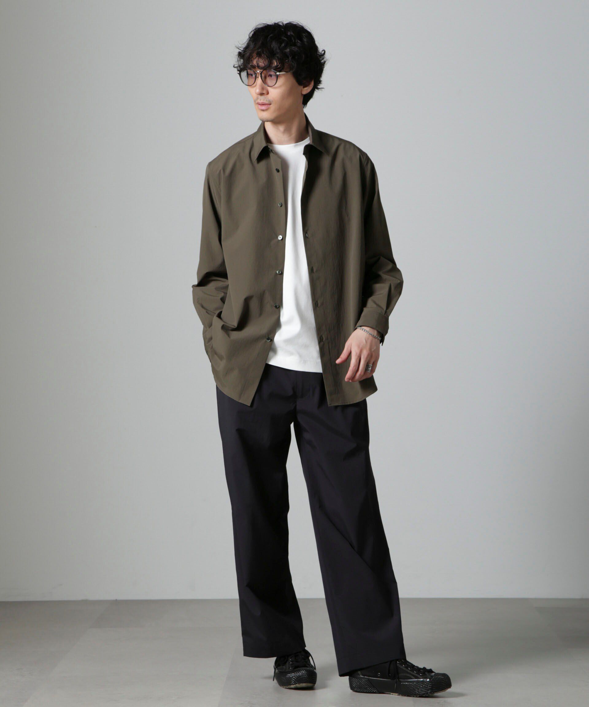 nano･universe「37.5(R)Technology コンフォータブルレギュラーカラーシャツ」|シャツ・ブラウス|ブラウン