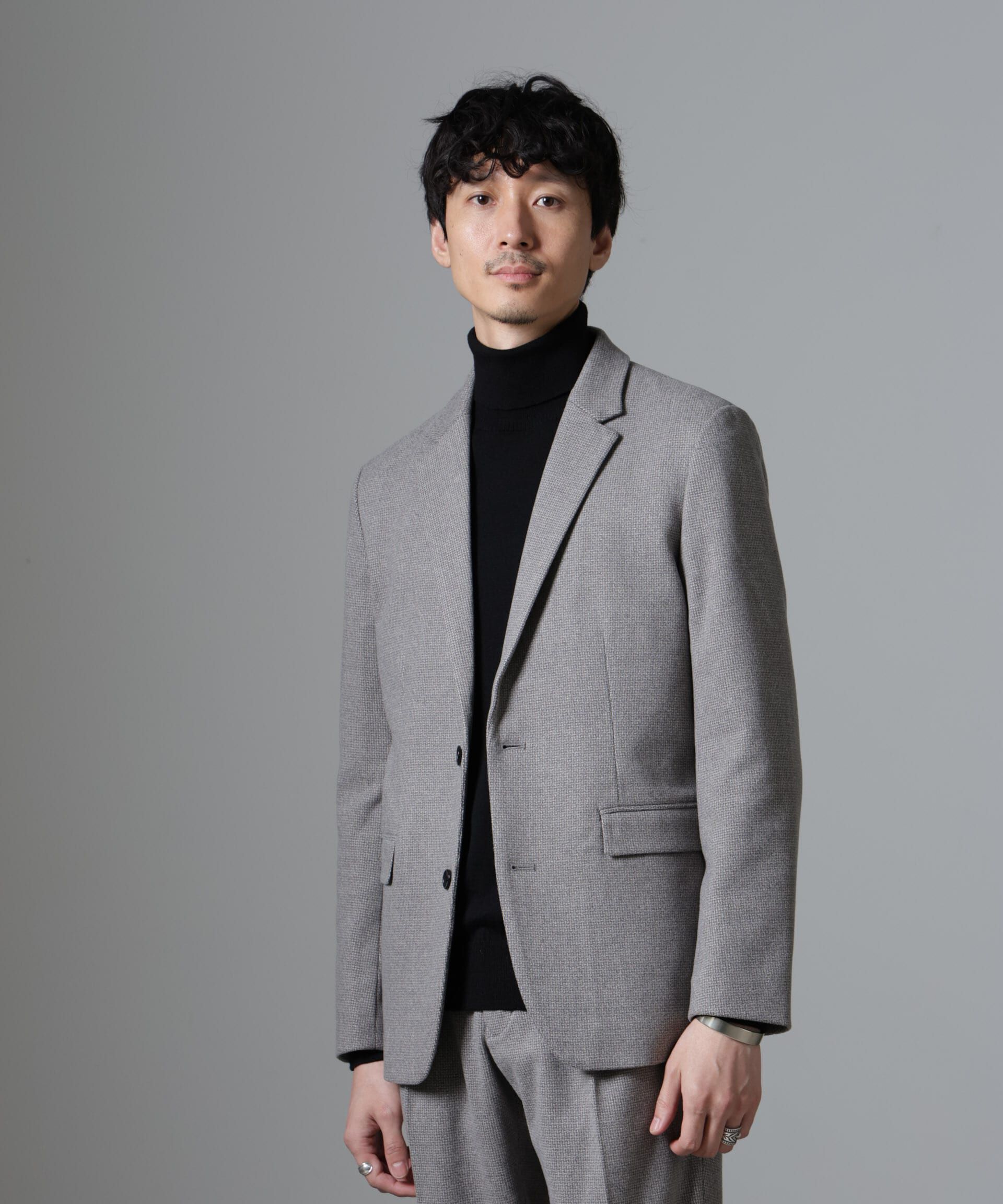 nano･universe「ウォームジャケット(セットアップ可)」|テーラードジャケット|