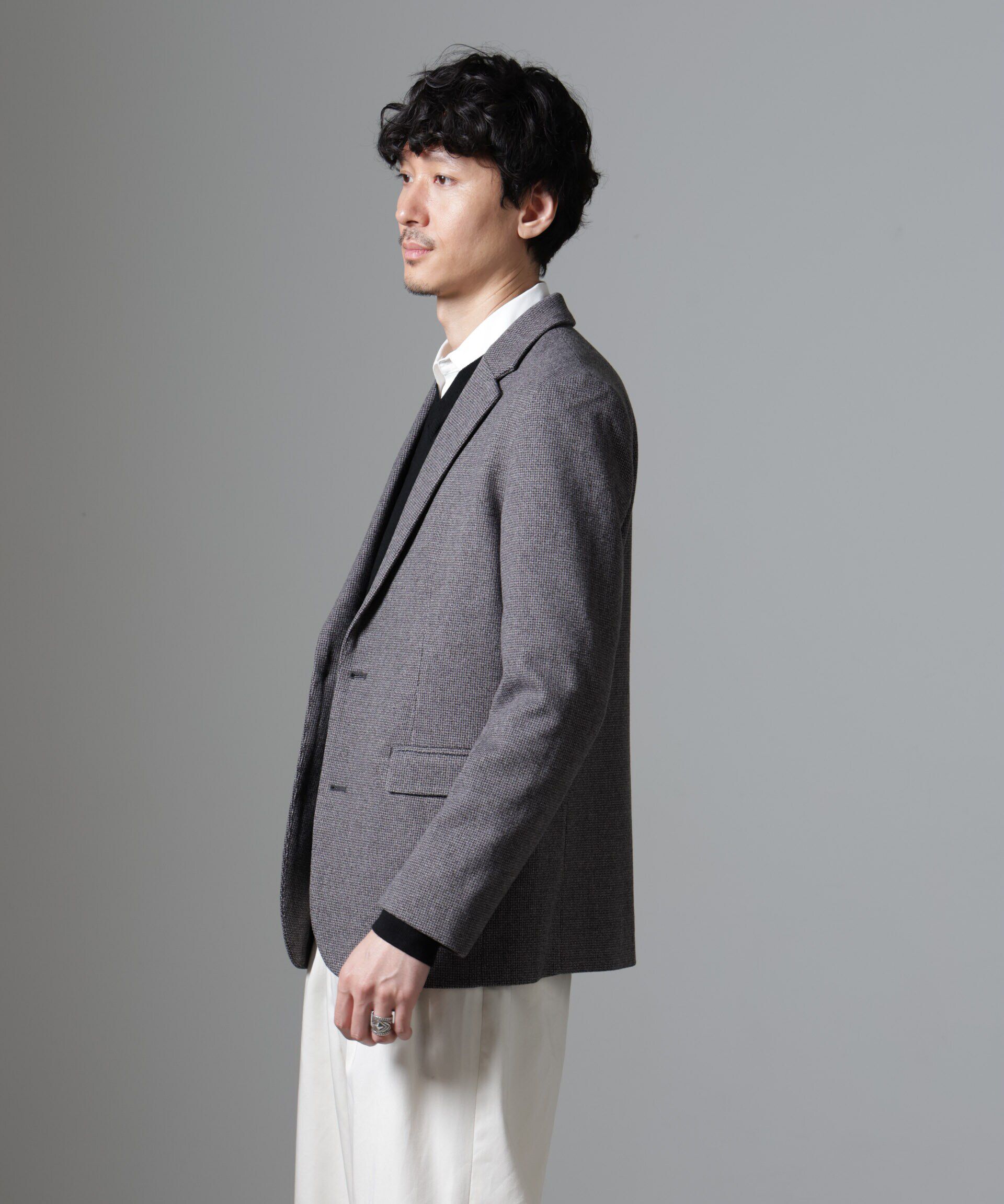 nano･universe「ウォームジャケット(セットアップ可)」|テーラードジャケット|パターン21