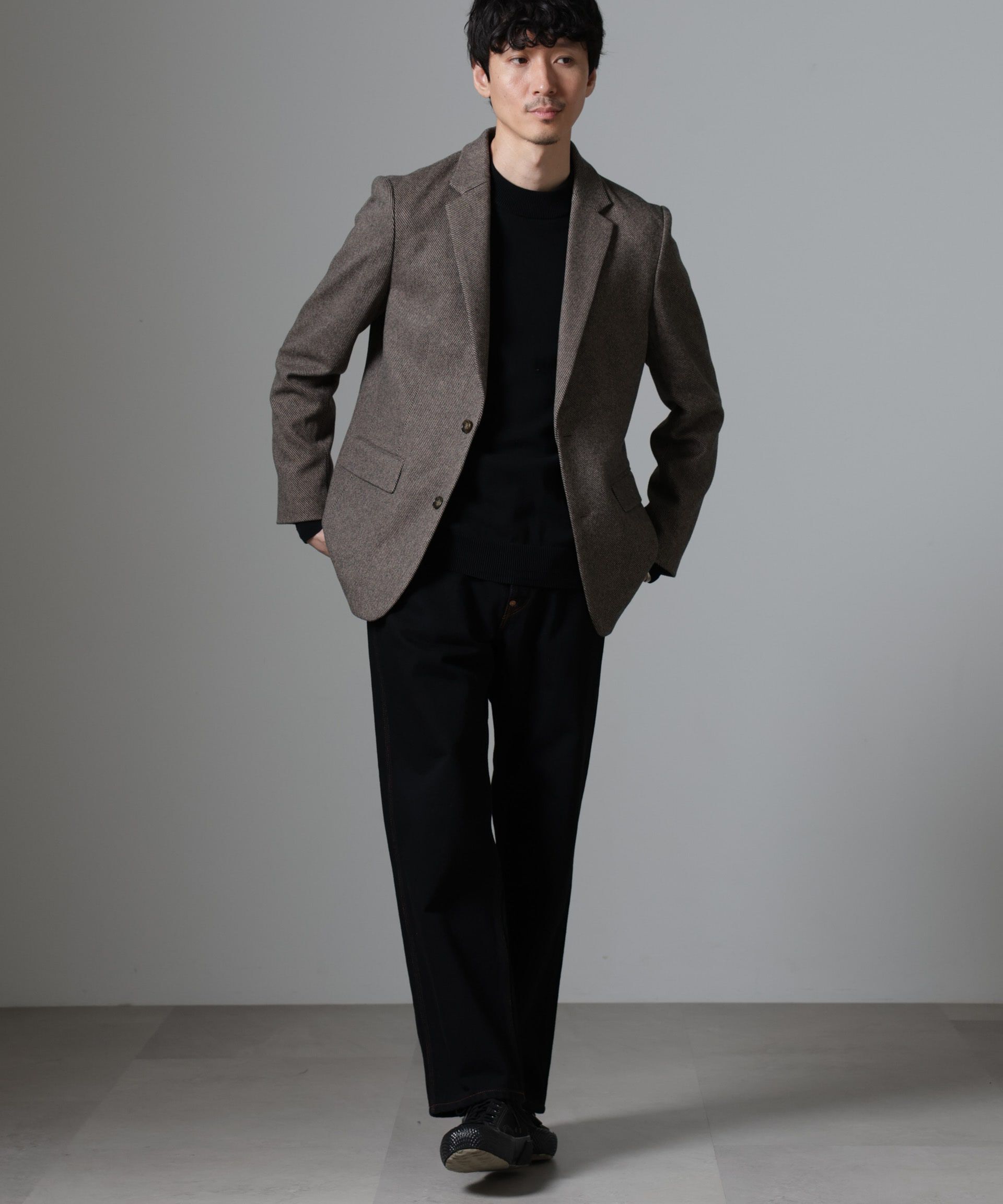 nano･universe「ウォームジャケット(セットアップ可)」|テーラードジャケット|