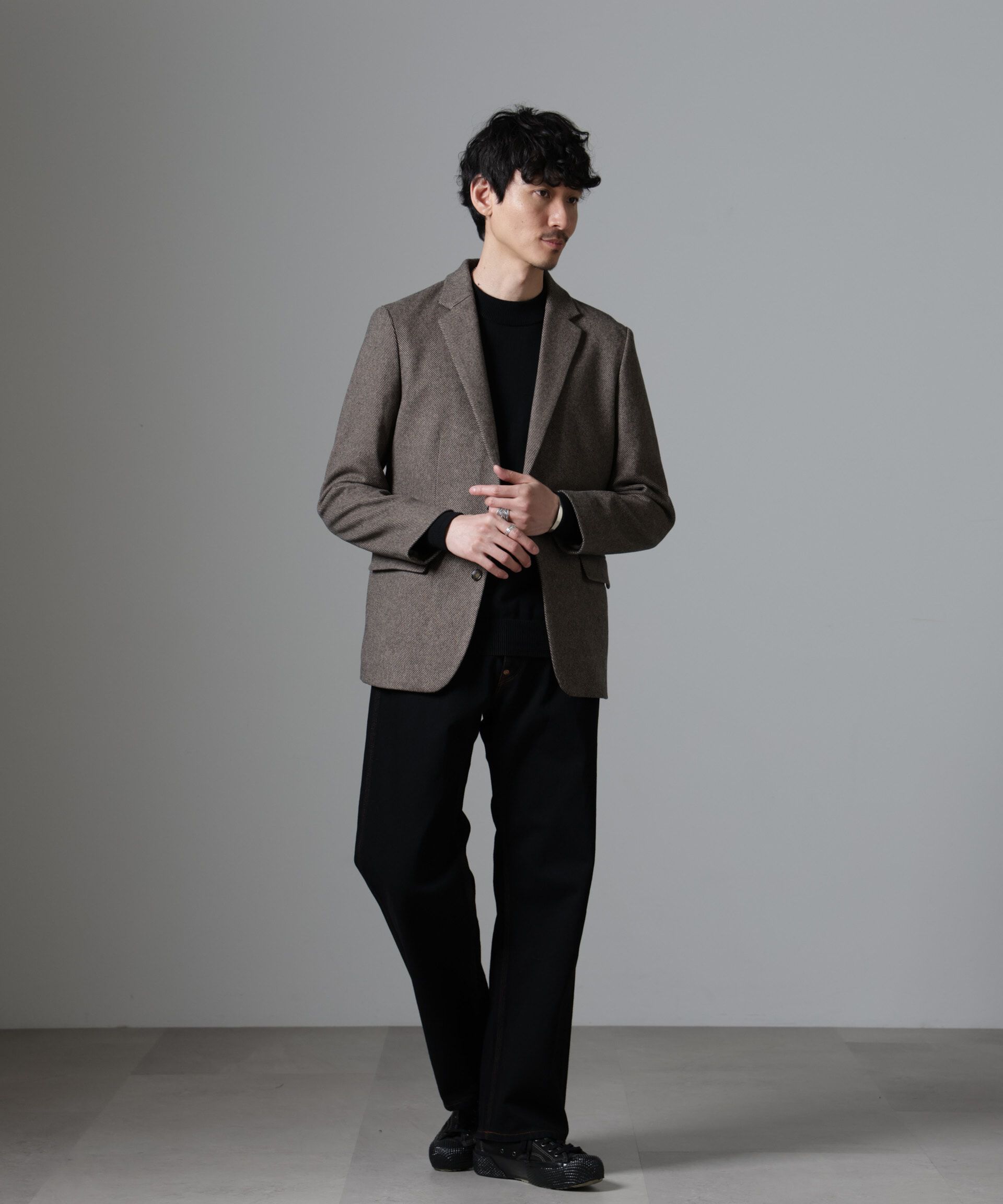 nano･universe「ウォームジャケット(セットアップ可)」|テーラードジャケット|