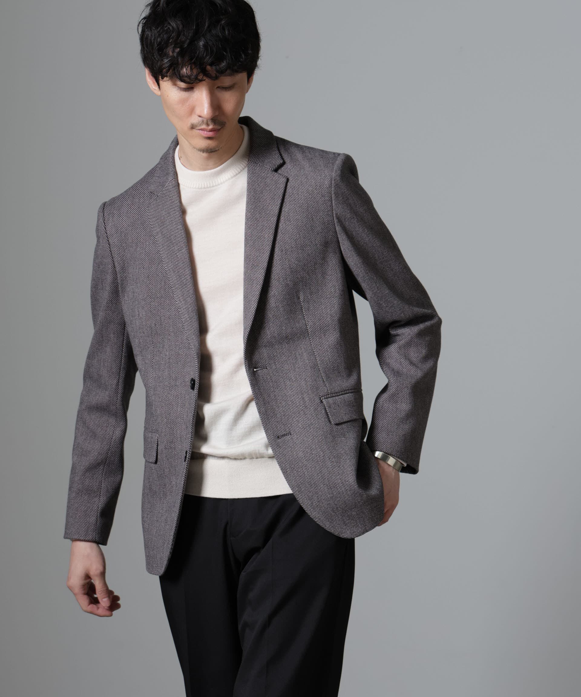 nano･universe「ウォームジャケット(セットアップ可)」|テーラードジャケット|パターン43