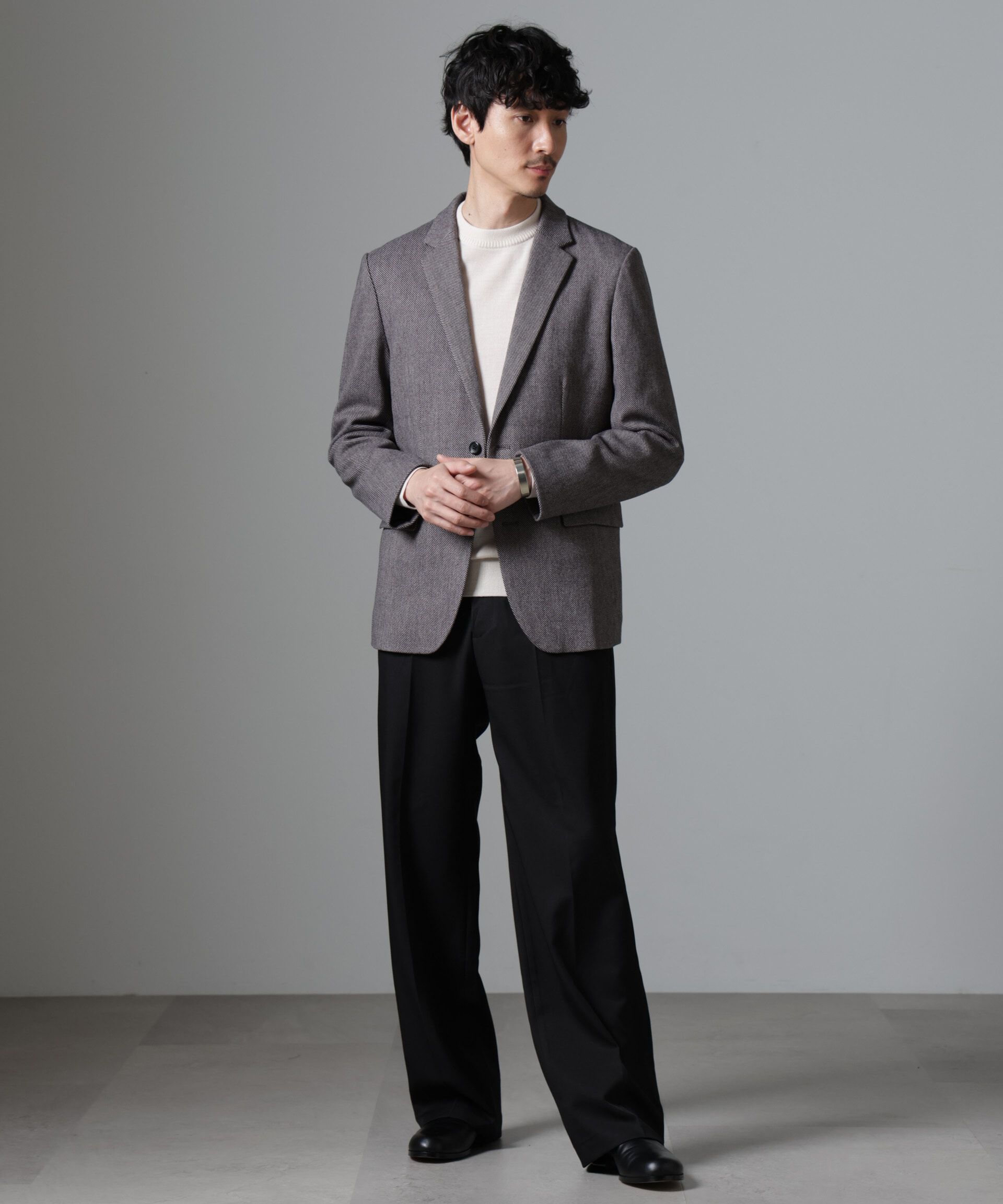 nano･universe「ウォームジャケット(セットアップ可)」|テーラードジャケット|