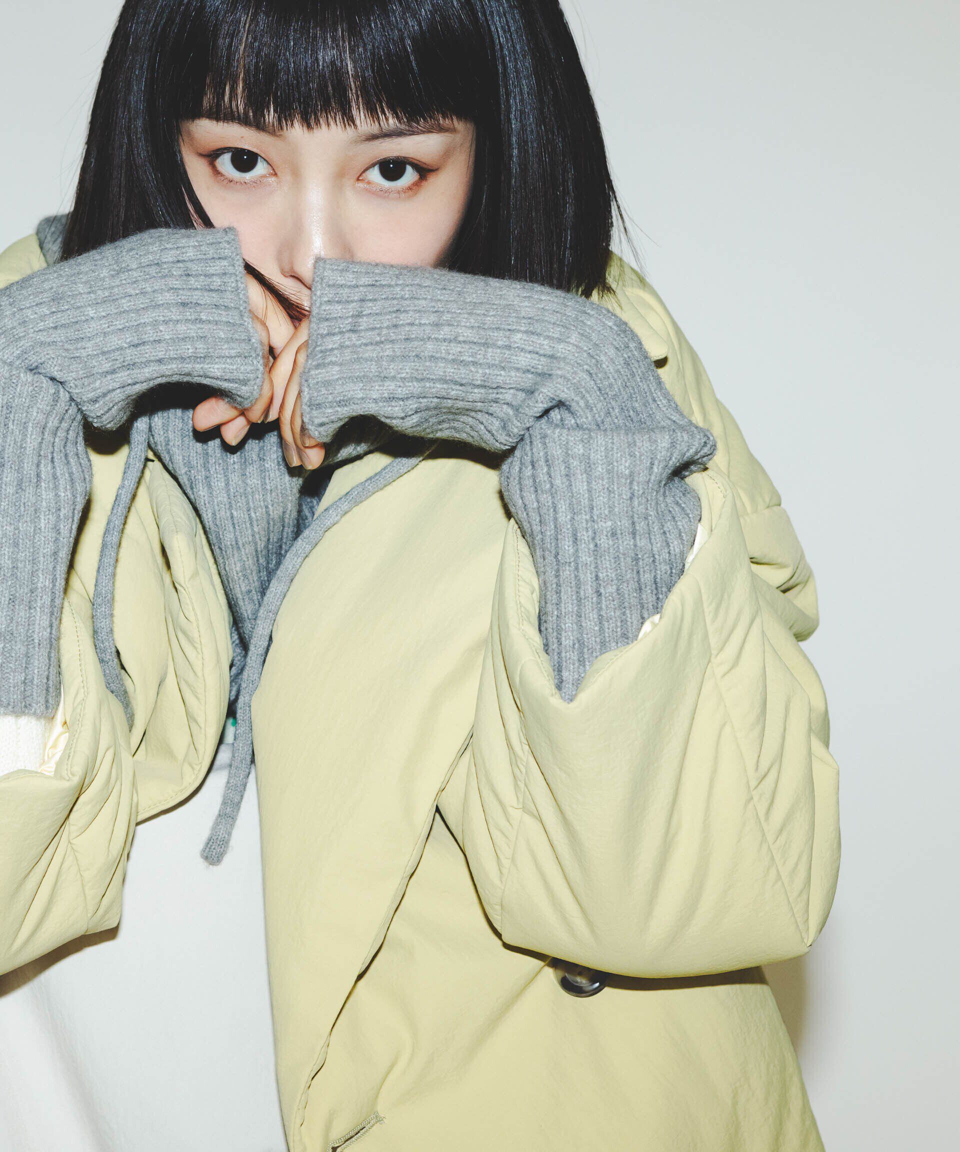 nano･universe「ETHERMALOFT(R)中綿ミドル丈タブルコート」|ブルゾン・スタジャン|