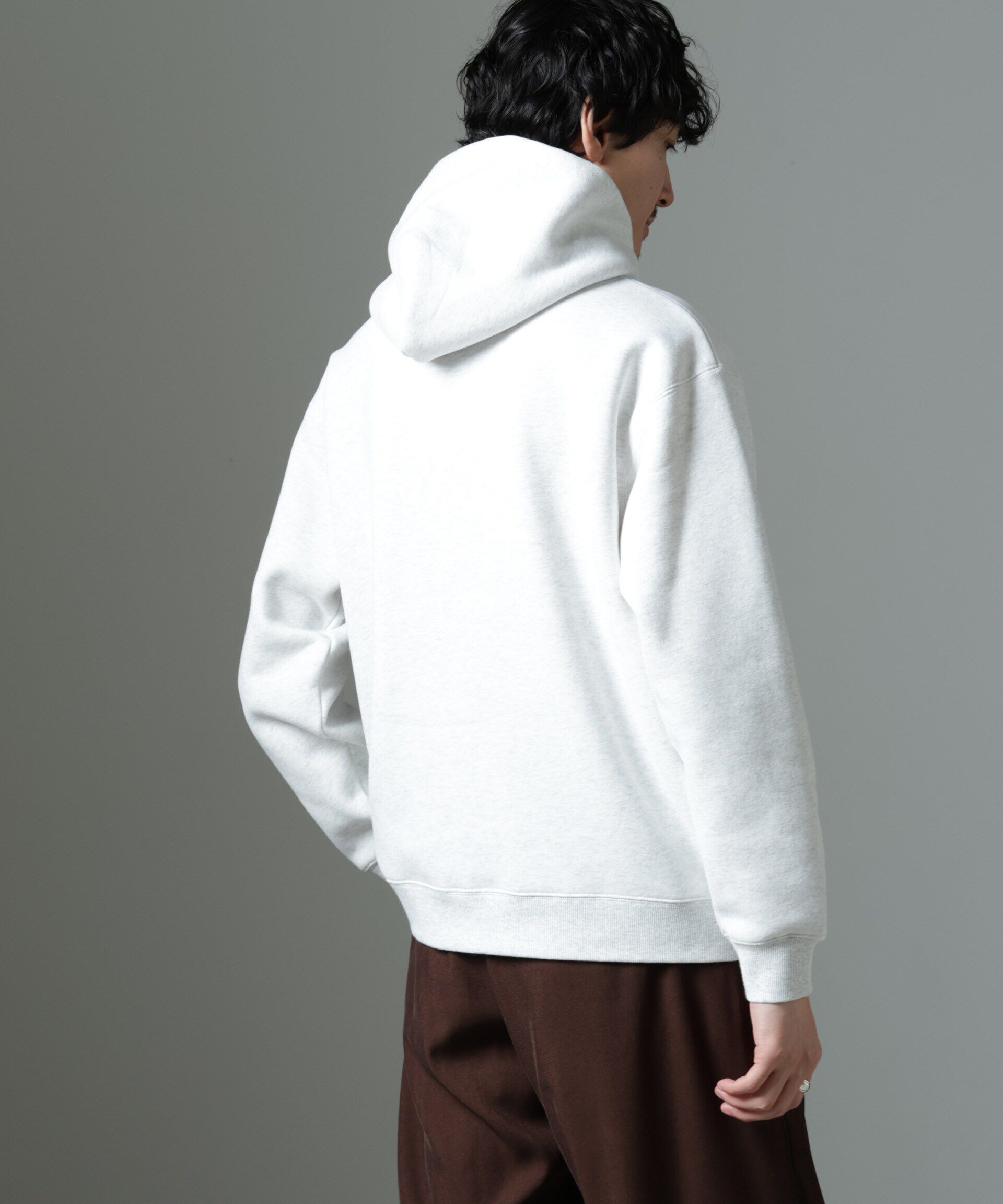 nano･universe「ナノベア 裏起毛フーディー 長袖 2」|Tシャツ・カットソー|