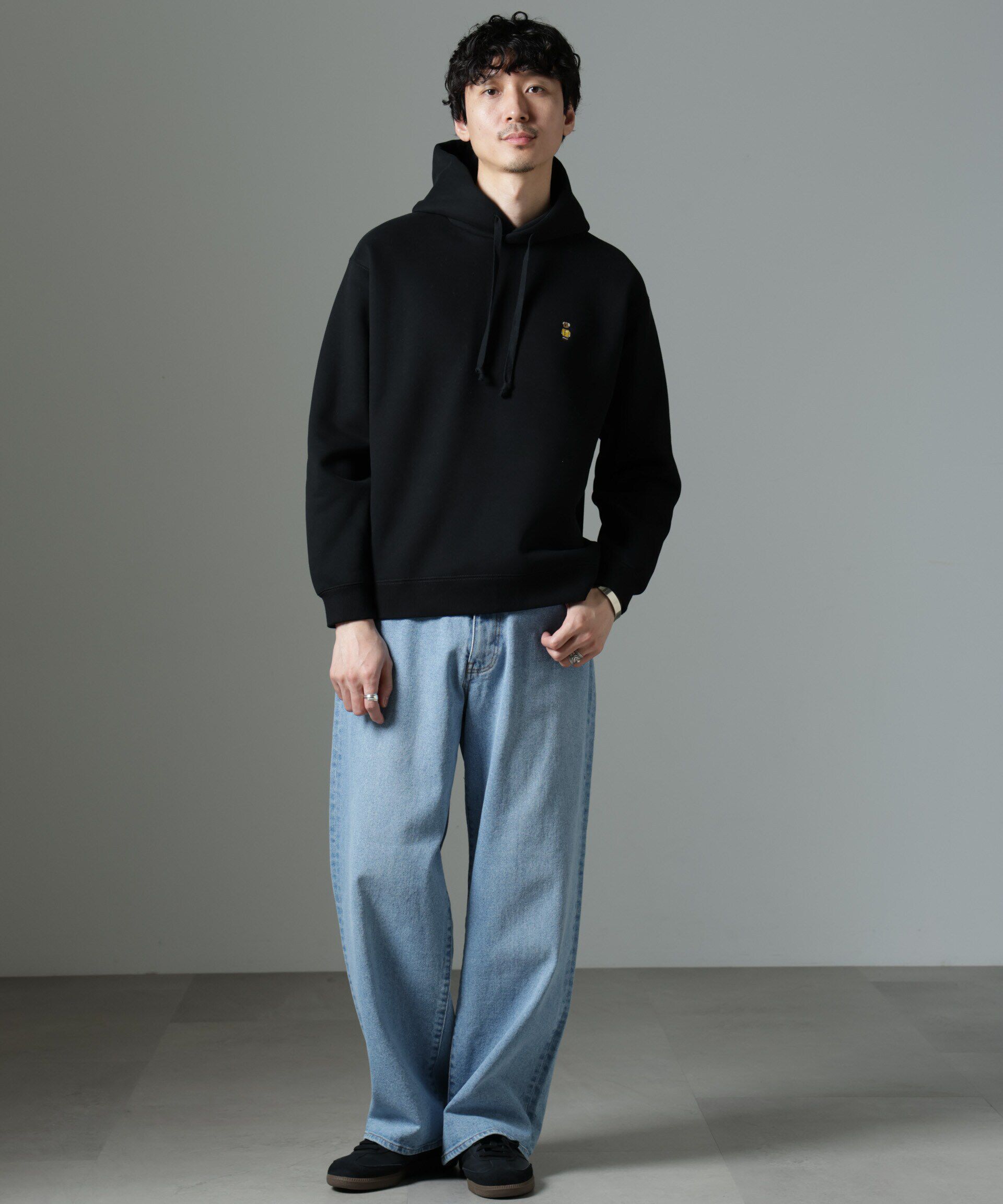 nano･universe「ナノベア 裏起毛フーディー 長袖 2」|Tシャツ・カットソー|