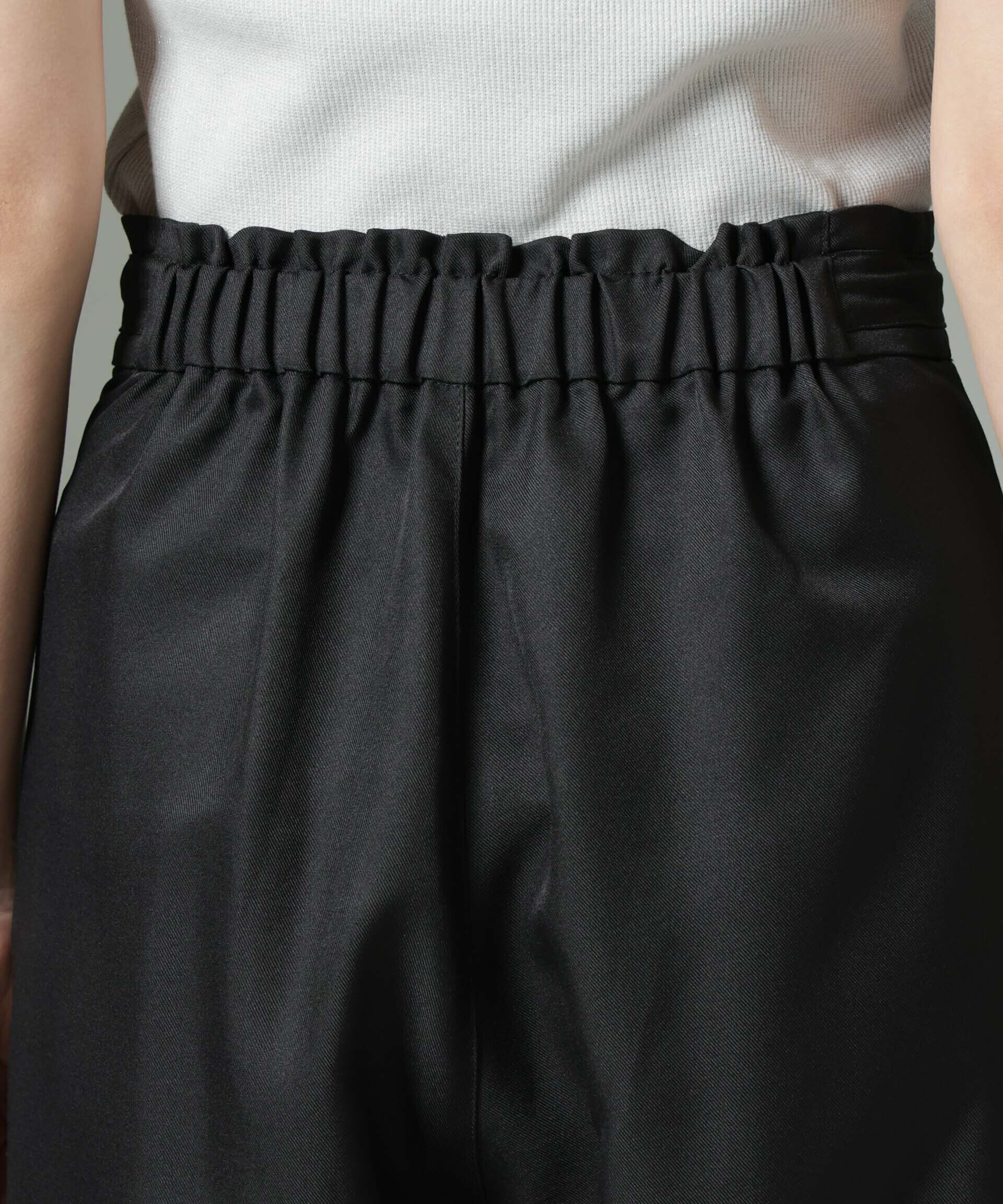 nano･universe「ウエストリボンベルトパンツ（セットアップ可）」|チノ|