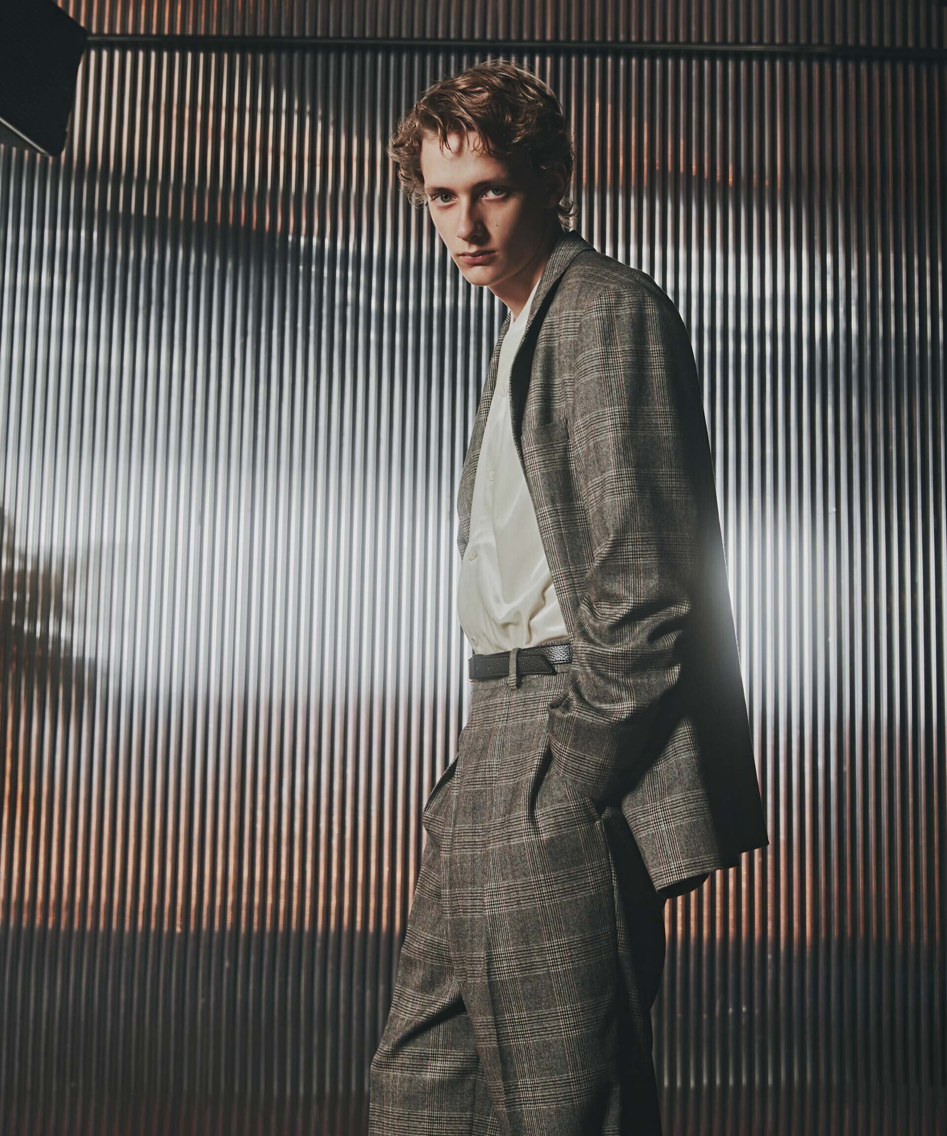 nano･universe「「ASSEMBLANC」2/60ウール2B サックジャケット(セットアップ可)」|スーツ|