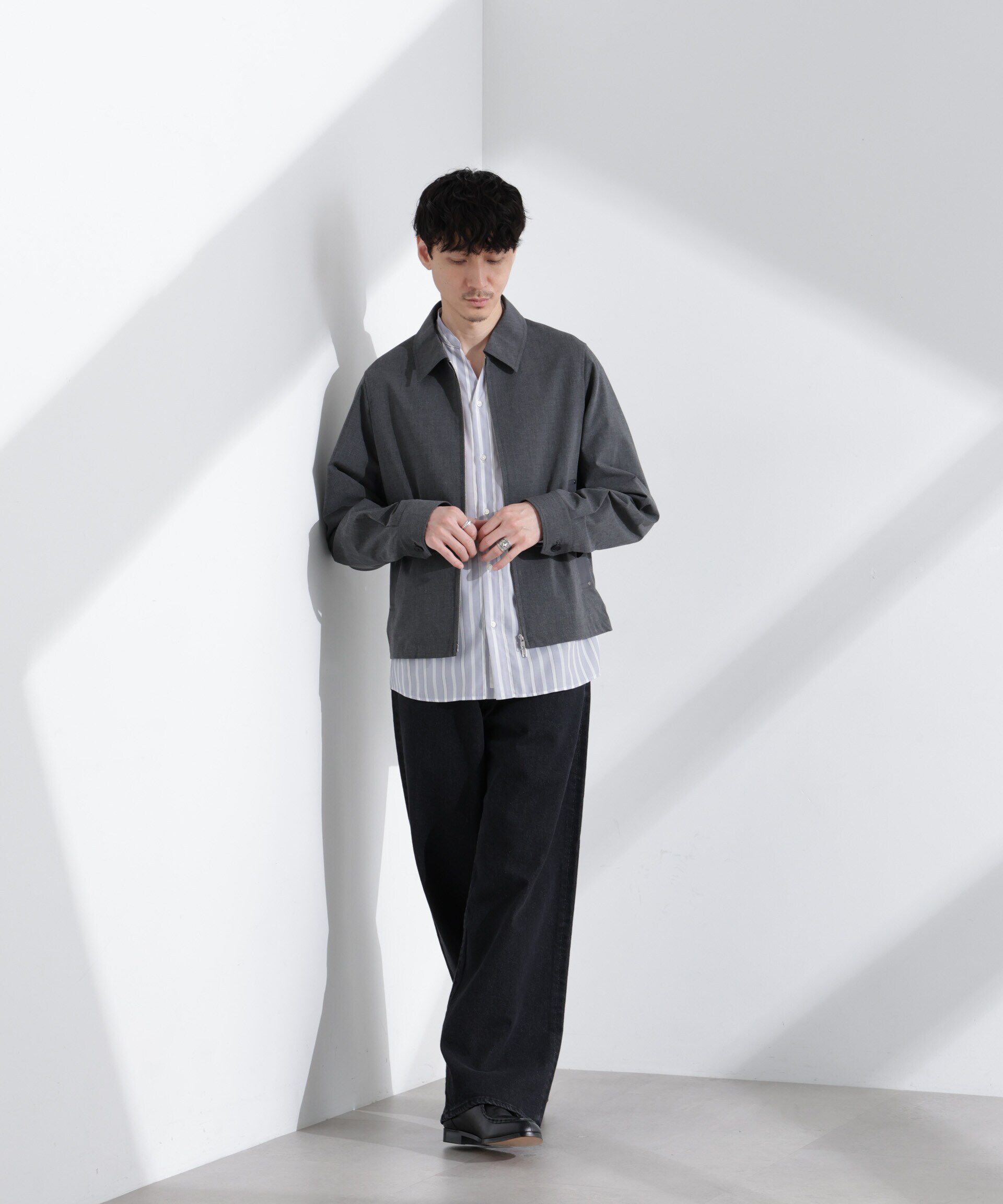 nano･universe「TRPu ZIPブルゾン」|ブルゾン・スタジャン|