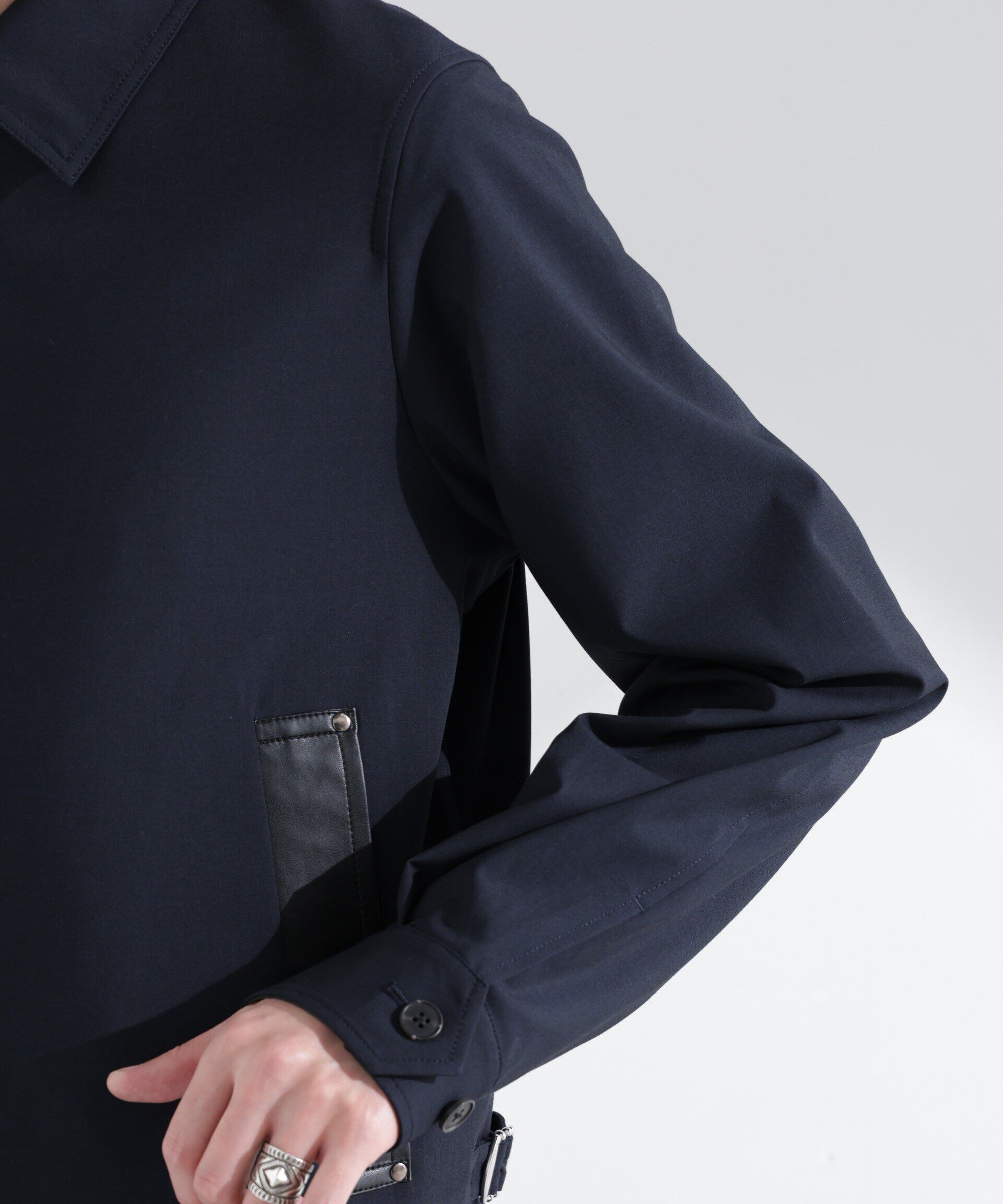 nano･universe「TRPu ZIPブルゾン」|ブルゾン・スタジャン|