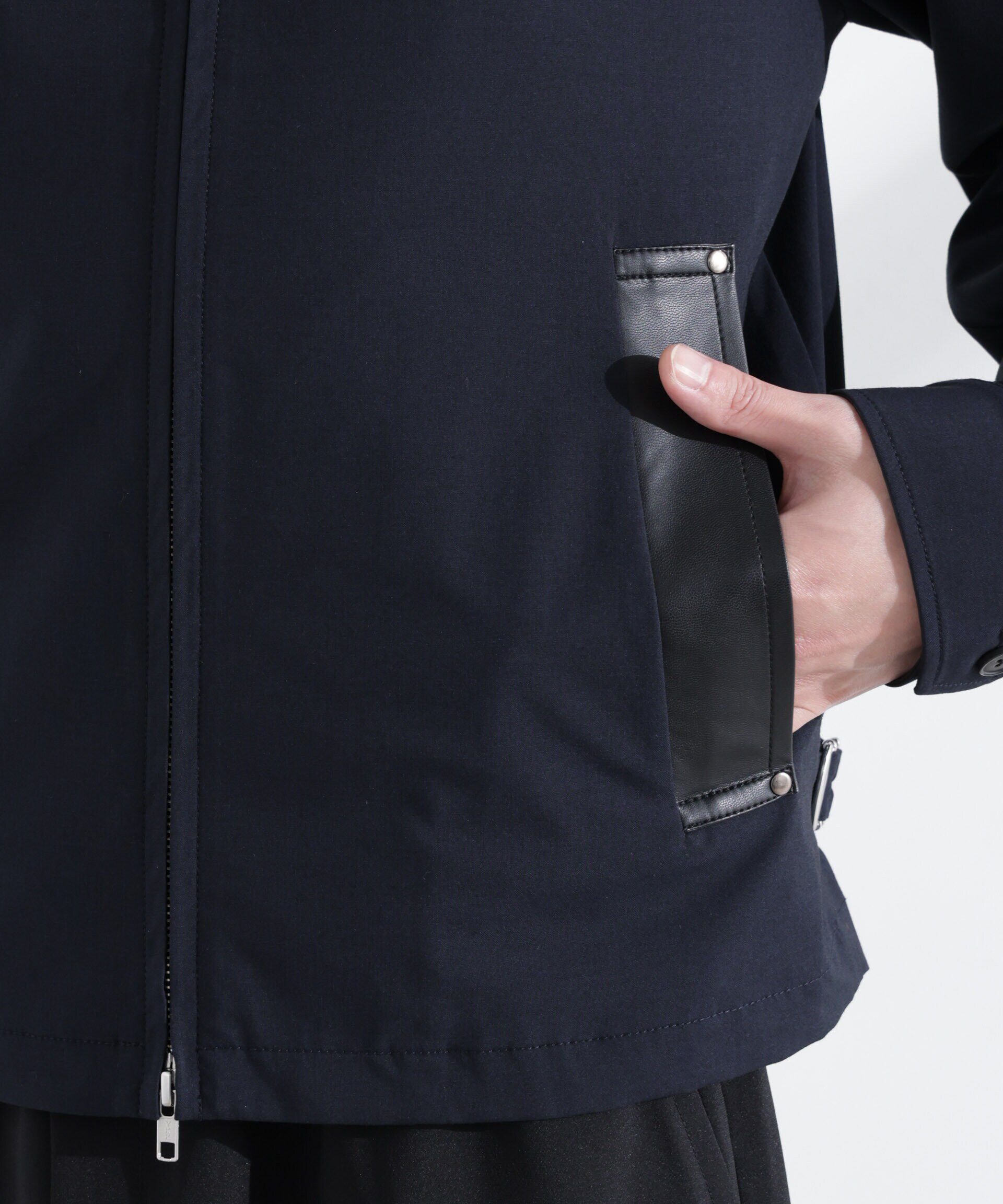 nano･universe「TRPu ZIPブルゾン」|ブルゾン・スタジャン|