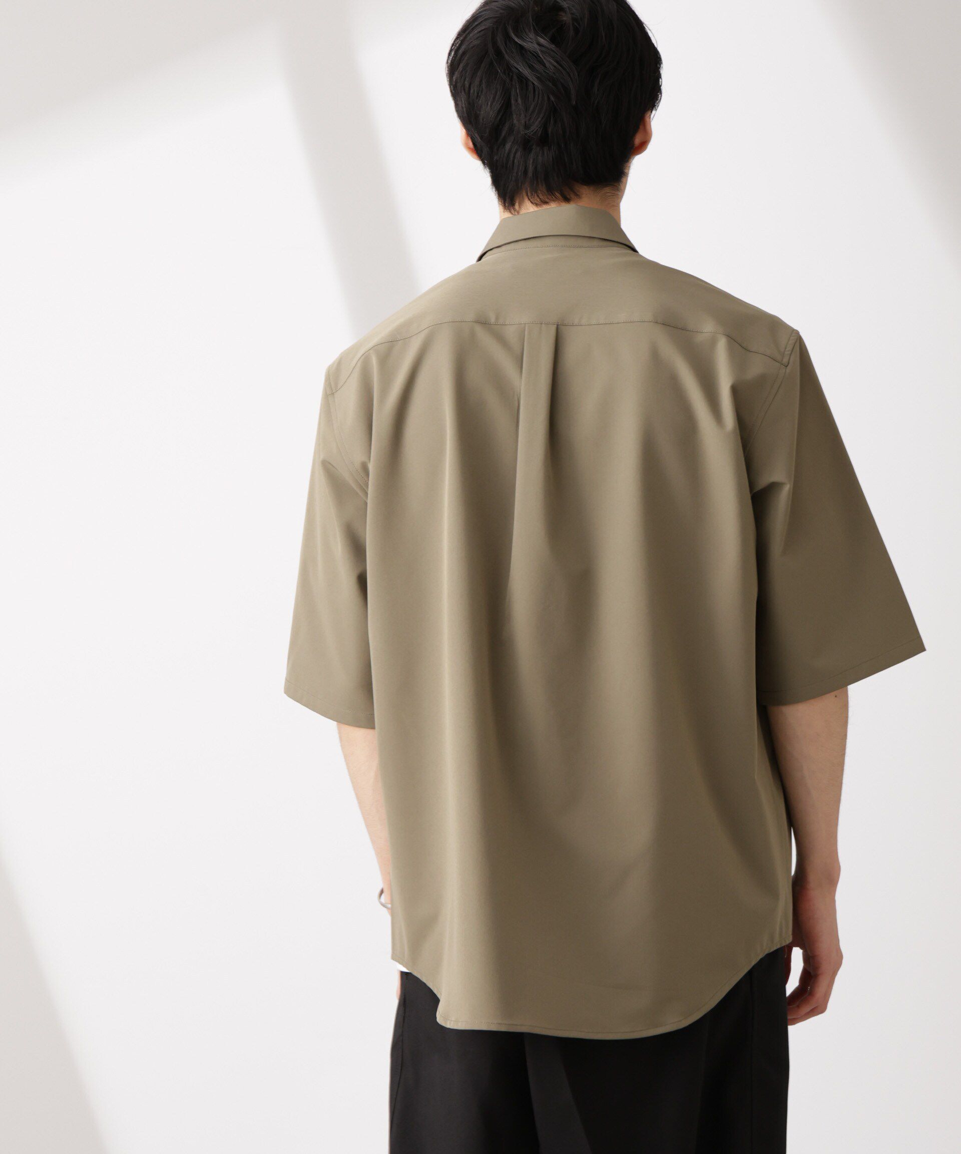 nano･universe「ライトウェイトストレッチ シャツ半袖」|シャツ・ブラウス|