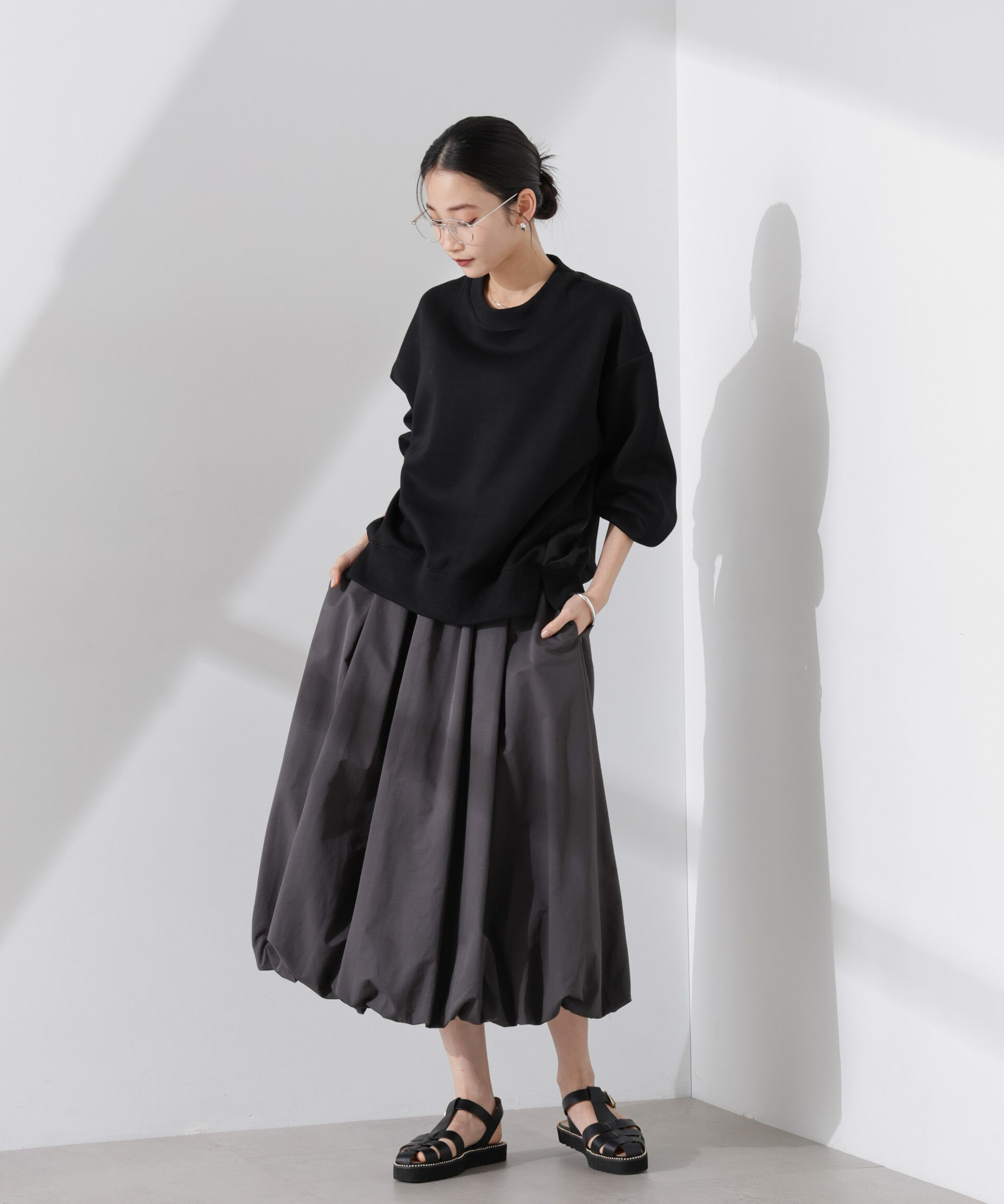 nano･universe「バルーンスカート」|スカート|