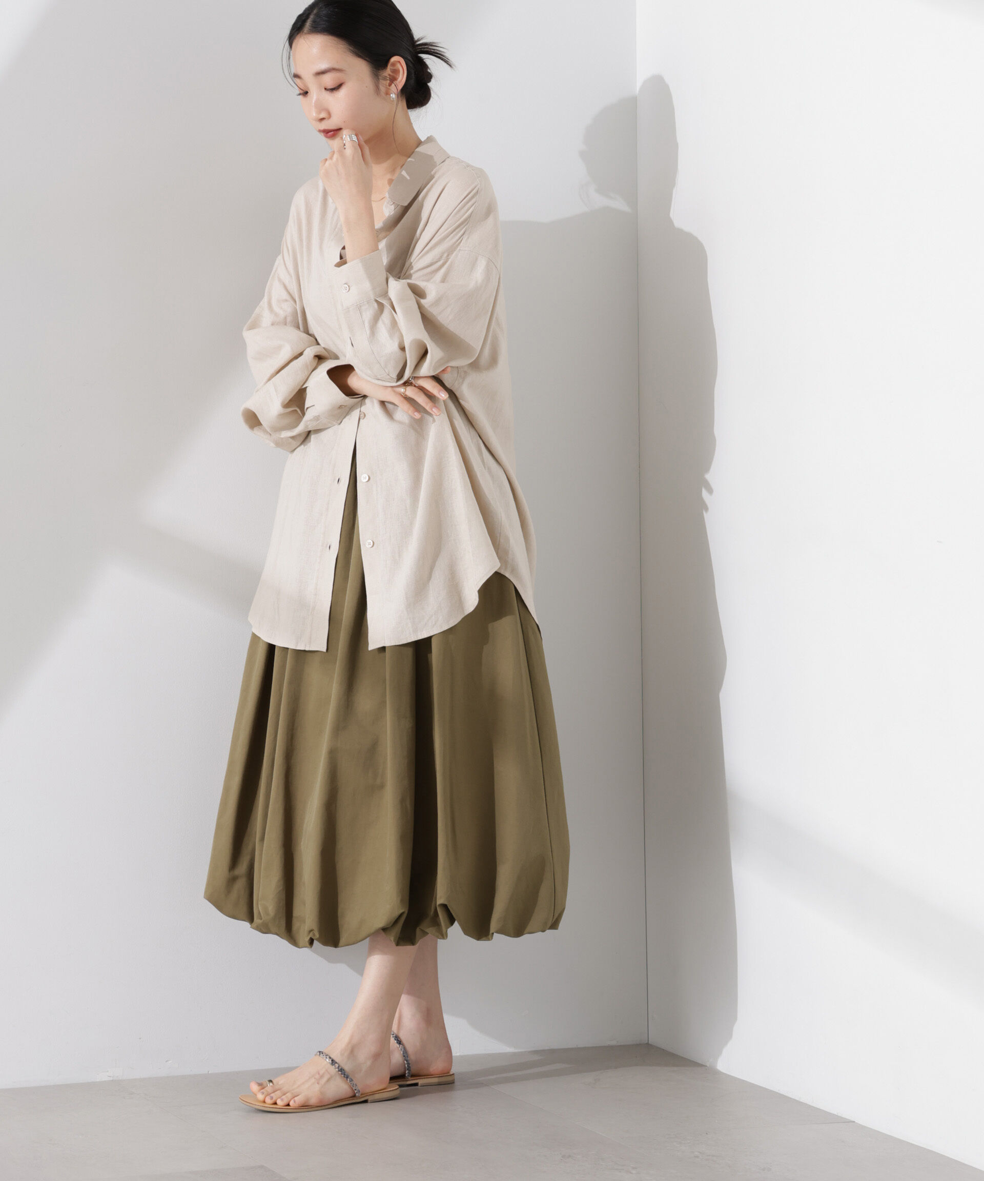 nano･universe「バルーンスカート」|スカート|