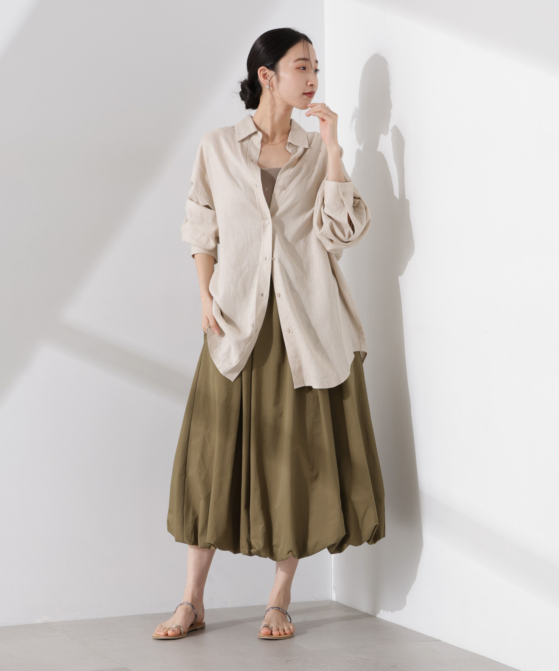 nano･universe「バルーンスカート」|スカート|