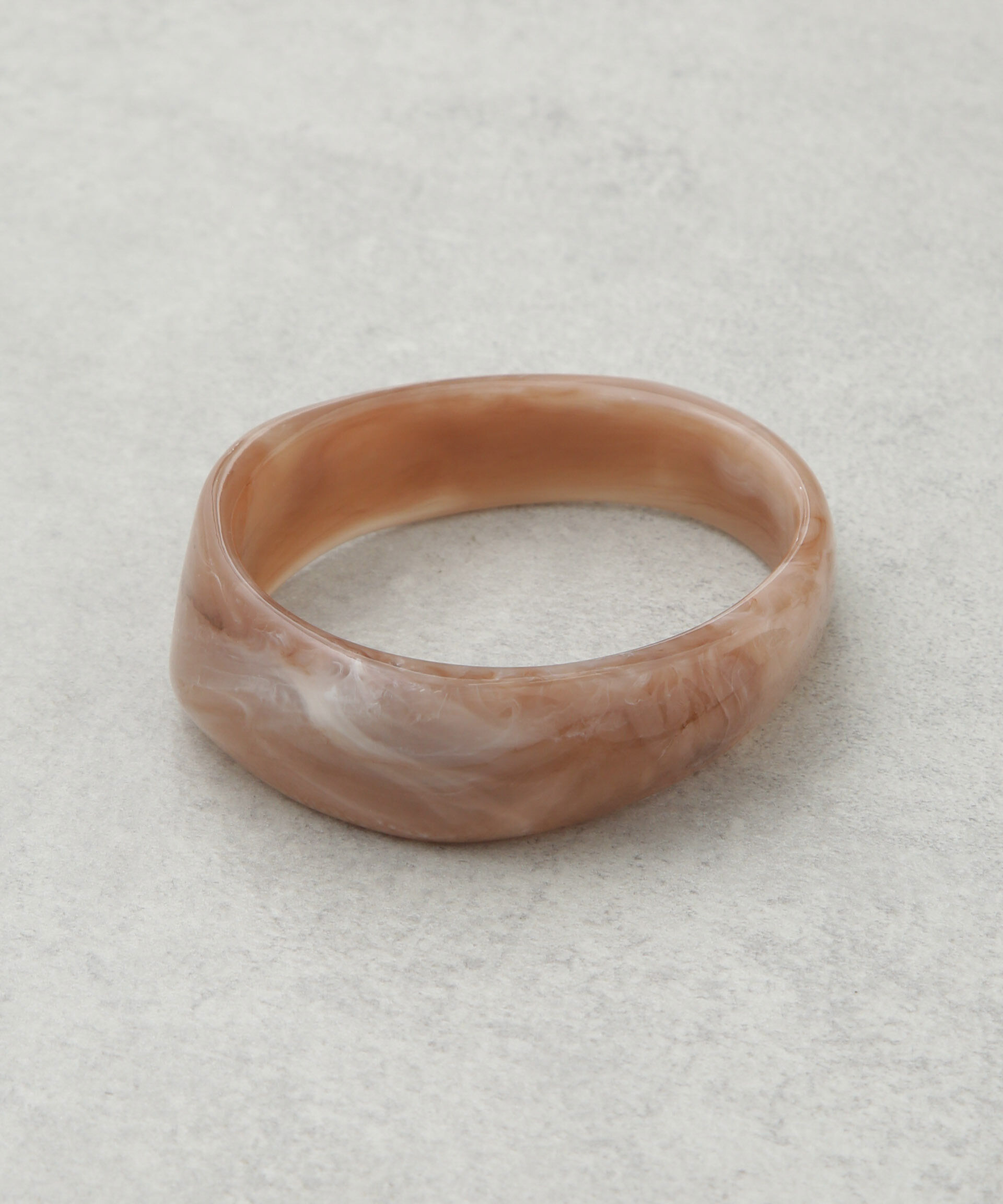 nano･universe「ワイドマーブルバングル」|ブレスレット・バングル|