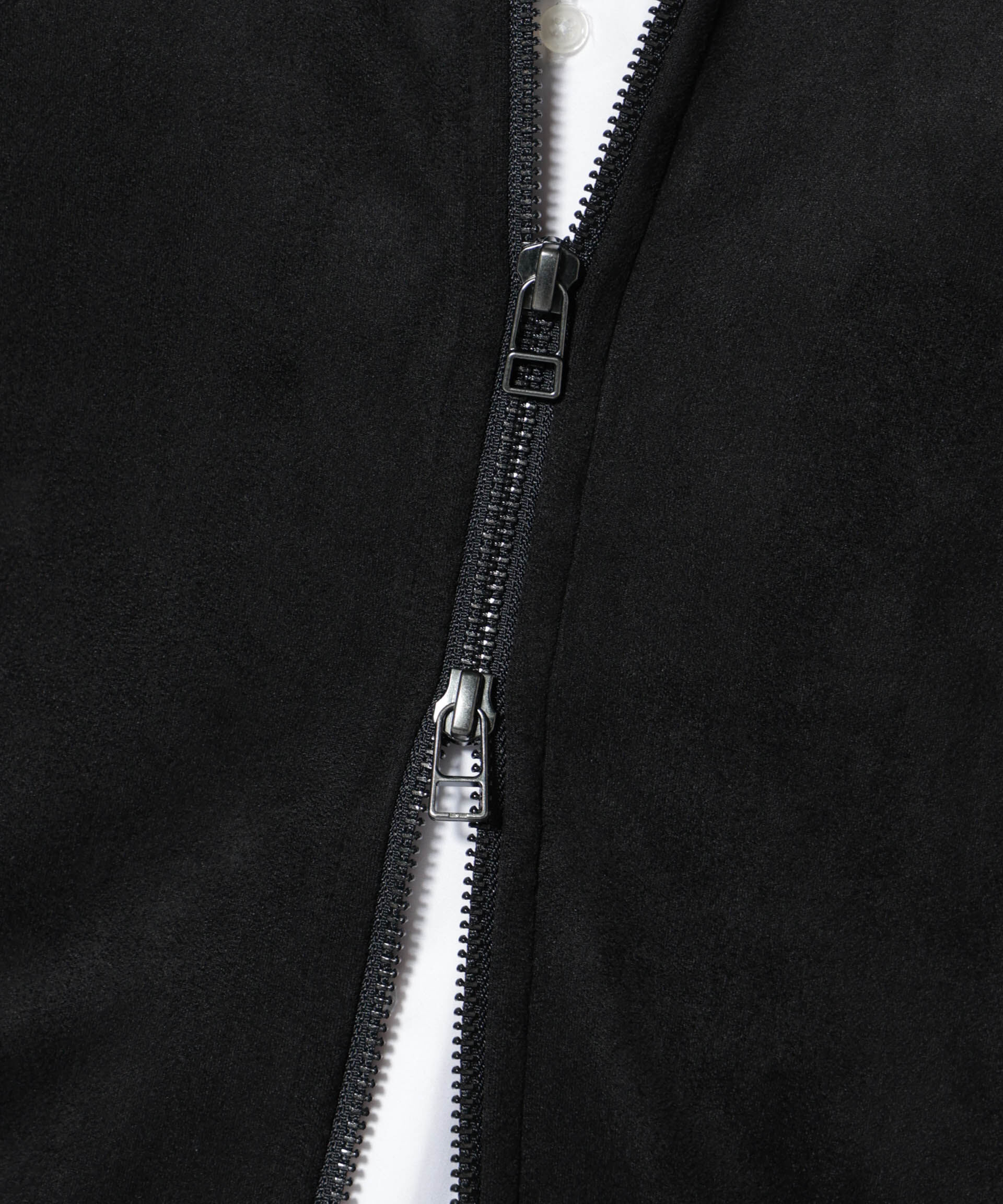 nano･universe「フェイクスエードZIPフーディー 長袖」|Tシャツ・カットソー|