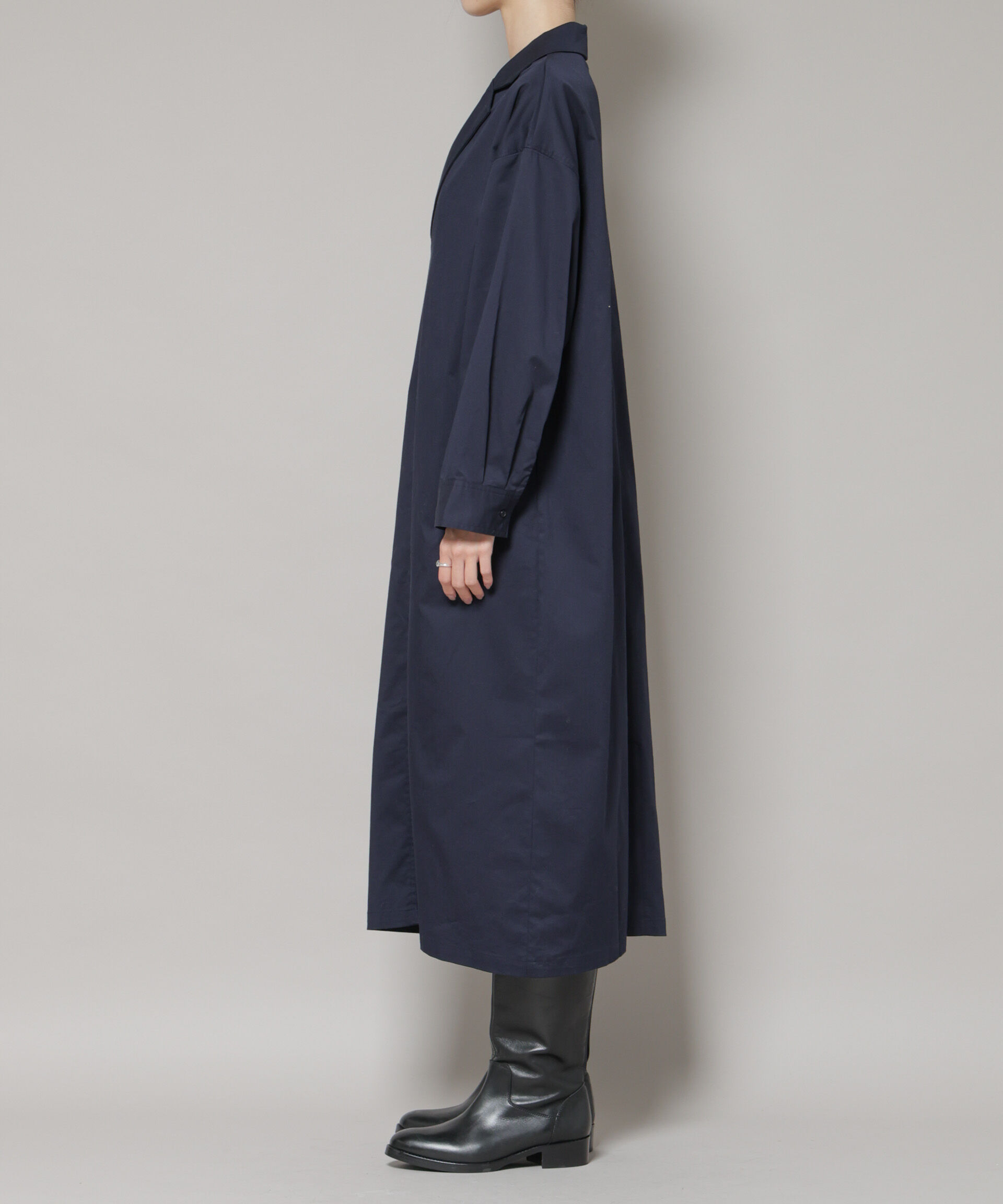 nano･universe「テーラードカラーロングワンピース」|ワンピース|