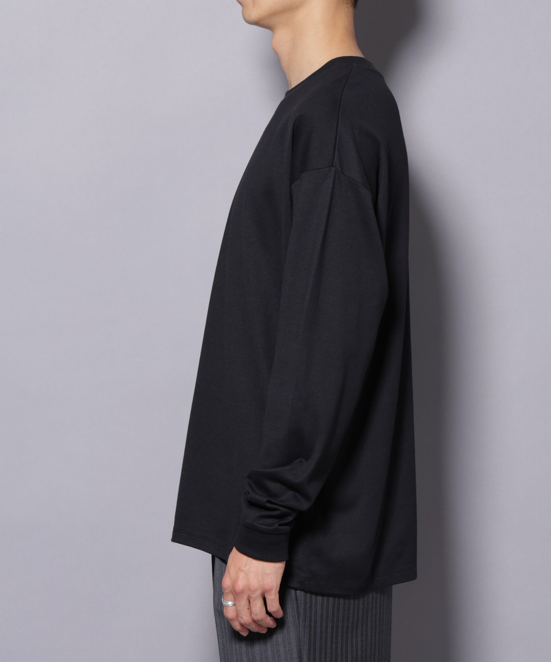 nano･universe「Anti Soaked(R)  汗染み防止 クルーネック ビッグシルエット Tシャツ」|Tシャツ・カットソー|