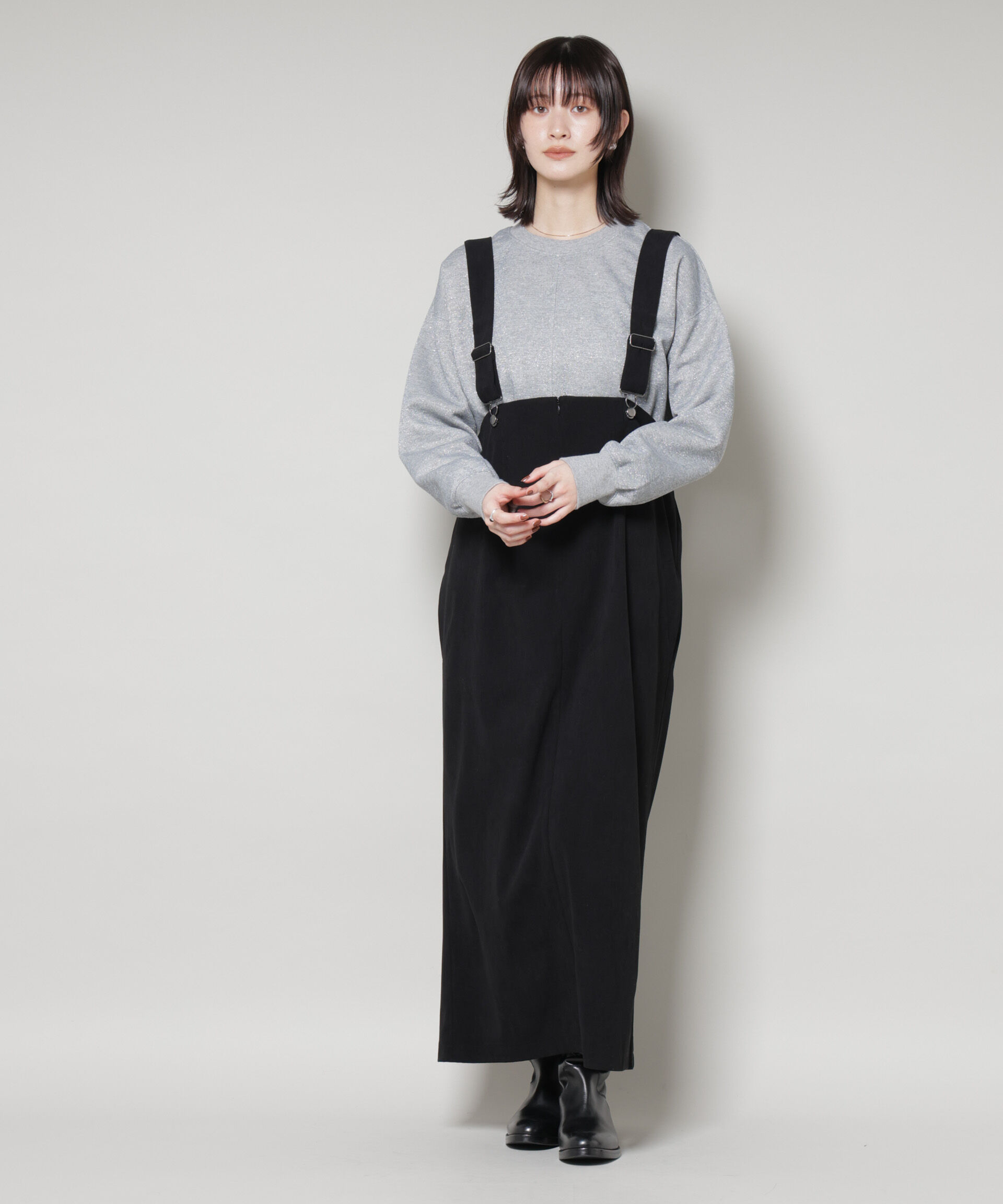 nano･universe「ラメ裏毛トップス」|Tシャツ・カットソー|