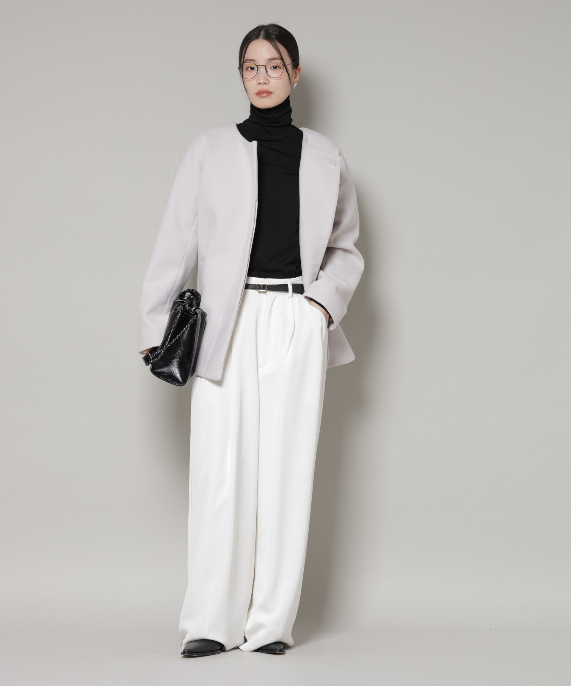 nano･universe「ノーカラーミドルコート」|その他|