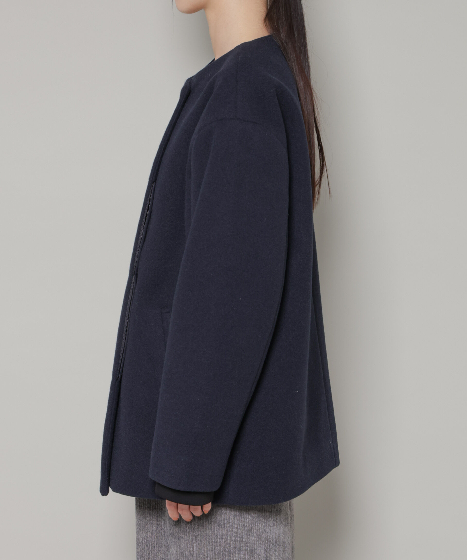 nano･universe「ノーカラーミドルコート」|その他|