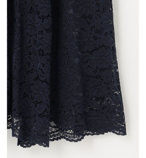 組曲「【セレモニー対応可】レーススカート付きニット ワンピース」|ドレス|