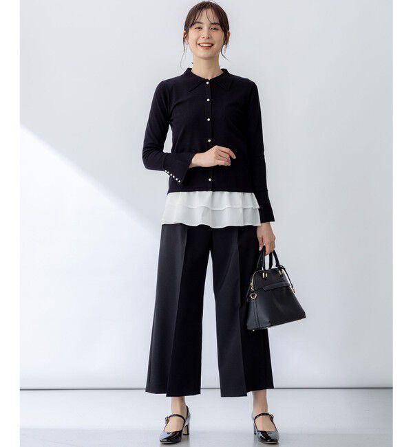 組曲「フレアスリーブニットポロ」|ニット・セーター|