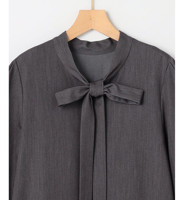 組曲「【前後着用可】ラメストライプボウタイ ワンピース」|ワンピース|