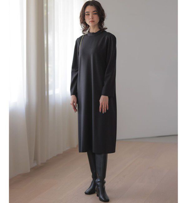 組曲「【前後着用可】ラメストライプボウタイ ワンピース」|ワンピース|