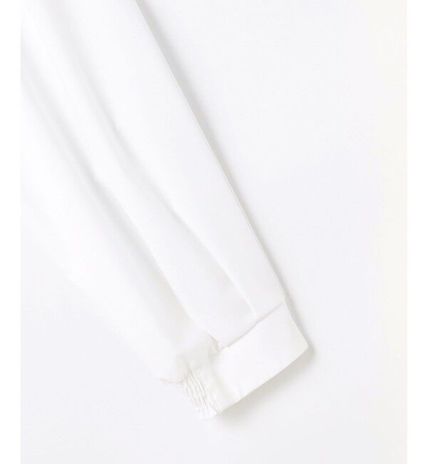 組曲「【KUMIKYOKU NAVY】コットンタッチシャーティングラッフルフレア ブラウス」|シャツ・ブラウス|