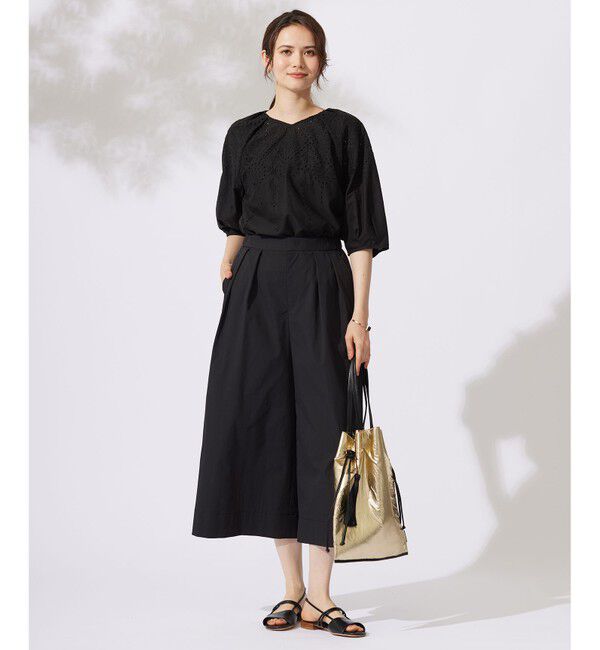 自由区「【カタログ掲載・洗える】タックガウチョ パンツ」|その他|