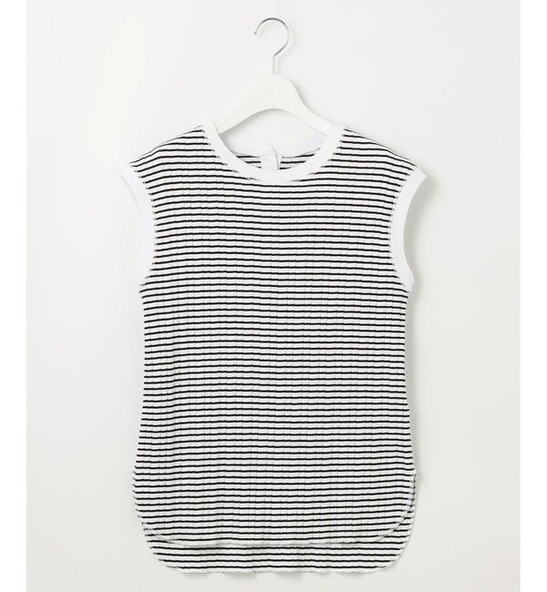 23区「【SLOW/一部店舗限定】ランダムリブフライス フレンチスリーブ カットソー」|Tシャツ・カットソー|