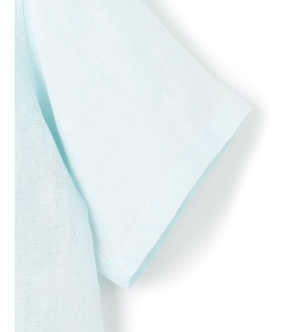 23区「【Oggi7月号掲載/洗える】LIBECOリネン クロップド デザイン シャツ」|シャツ・ブラウス|