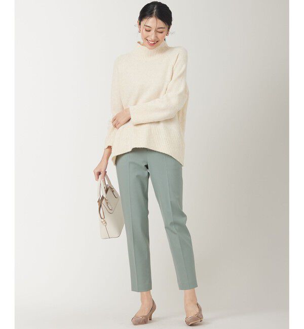 ANY SIS「 【大人百花掲載 ヨンアさん着用】ハイネックバックポイント ニット」|ニット・セーター|