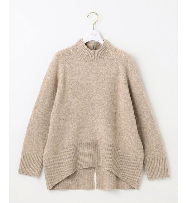 ANY SIS「 【大人百花掲載 ヨンアさん着用】ハイネックバックポイント ニット」|ニット・セーター|