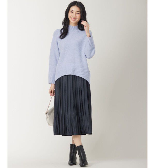 ANY SIS「 【大人百花掲載 ヨンアさん着用】ハイネックバックポイント ニット」|ニット・セーター|