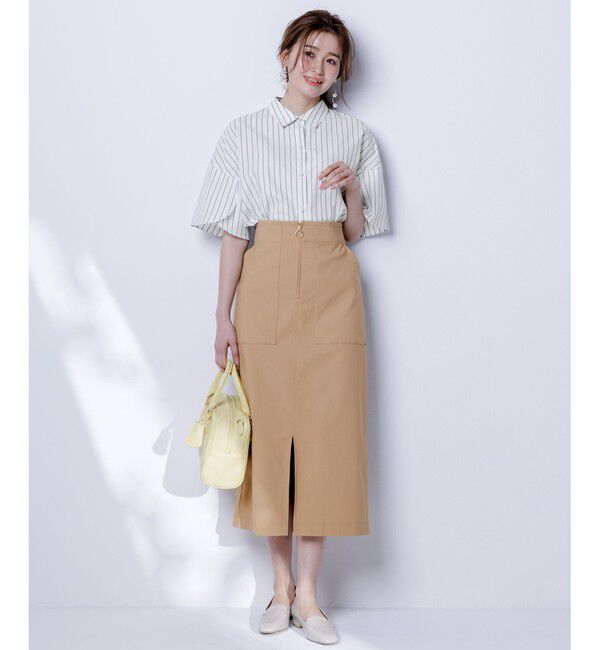 ANY SIS「【洗える】ペタルスリーブ シャツ」|シャツ・ブラウス|