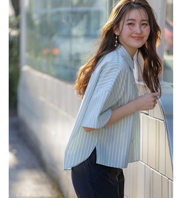 ANY SIS「【洗える】ペタルスリーブ シャツ」|シャツ・ブラウス|