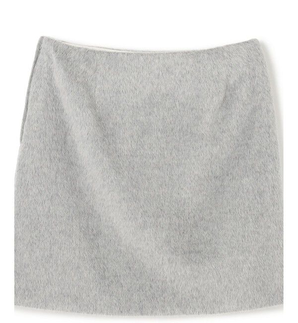 BEIGE,「COURBE / アルパカ混ミニ丈スカート」|スカート|