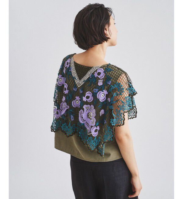  「レースレイヤードトップ」|シャツ・ブラウス|