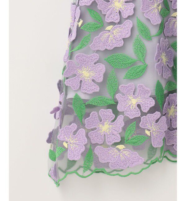  「フラワー3Dフレアスカート」|スカート|