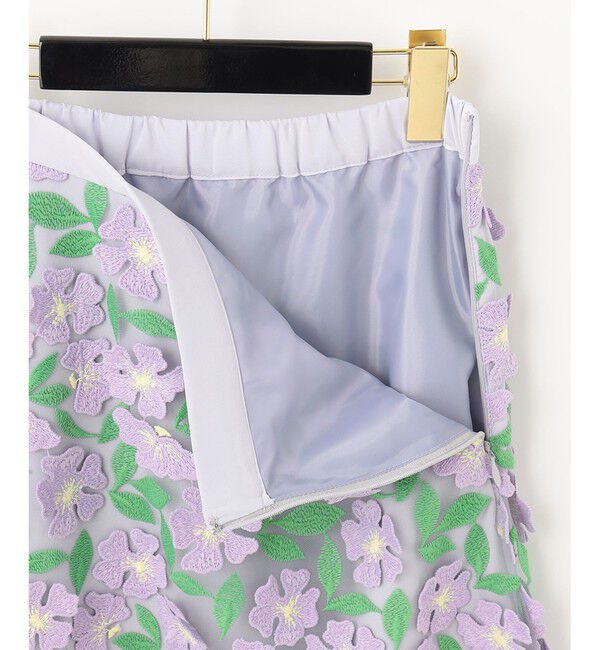  「フラワー3Dフレアスカート」|スカート|