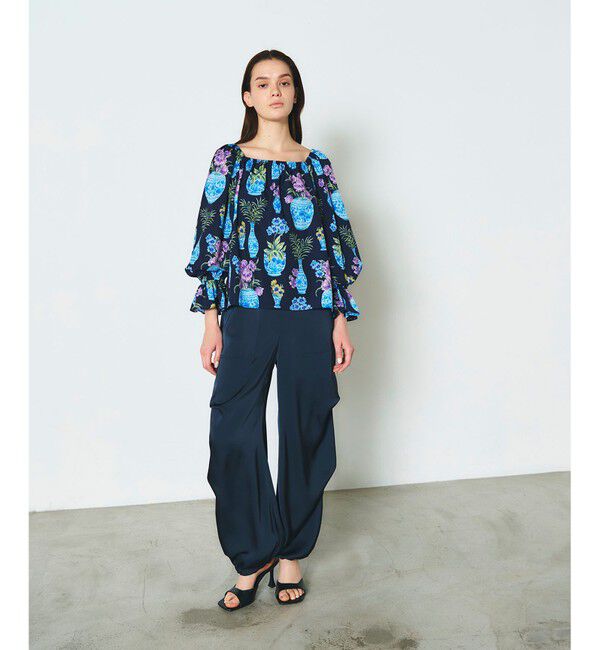 Diagram「フラワーベースプリントトップ」|シャツ・ブラウス|