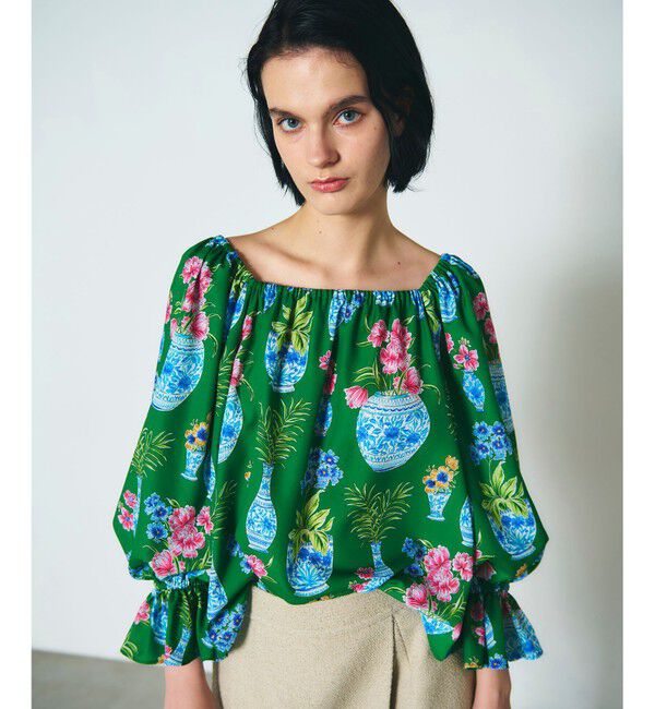 Diagram「フラワーベースプリントトップ」|シャツ・ブラウス|